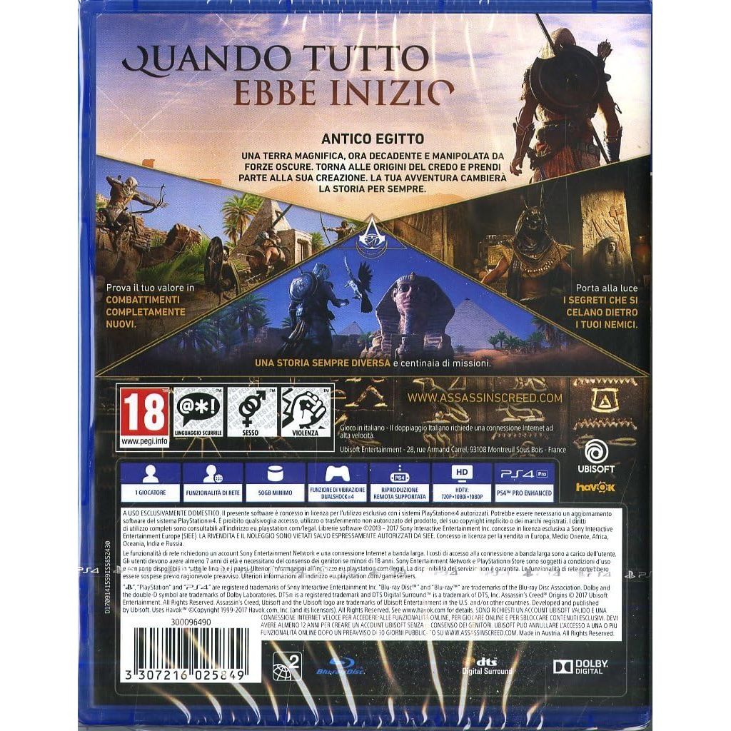 Buy Playstation,Assassin’s Creed Origins (Sony PlayStation 4) - Gadcet UK | UK | London | Scotland | Wales| Near Me | Cheap | Pay In 3 | Video Game Console