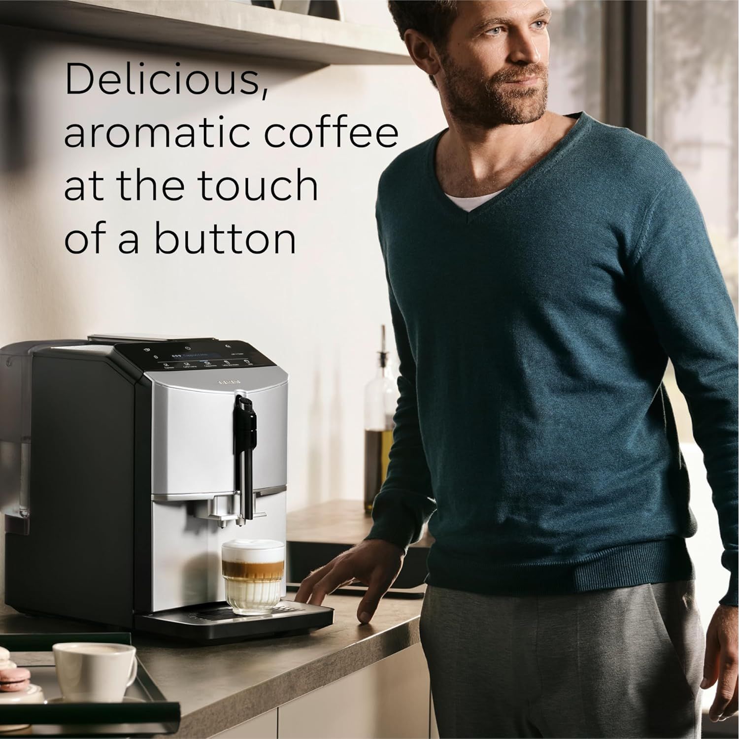 Buy Siemens,Siemens EQ300 Bean-to-Cup Coffee Machine (TF301G19) – Fully Automatic, Freestanding – Piano Black - Gadcet UK | UK | London | Scotland | Wales| Near Me | Cheap | Pay In 3 | Espresso Coffee Machine