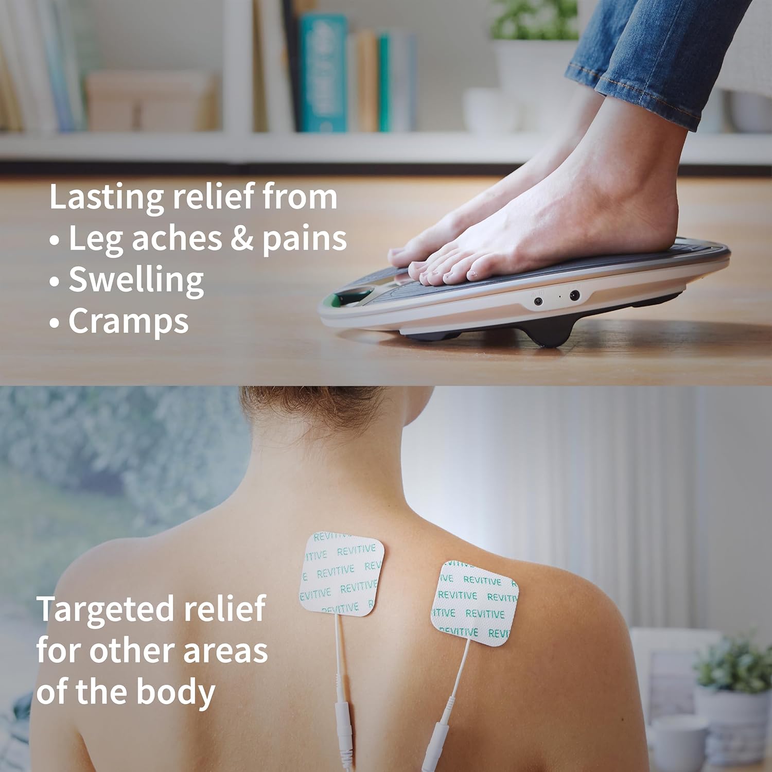 Revitive NEW and Improved Medic Coach® Smart Circulation Booster – Personalised Drug-Free Relief for Leg & Knee Pain, Clinically Proven, Cordless