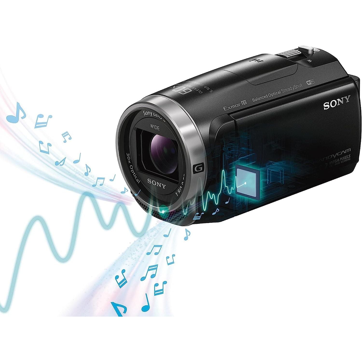 Buy Sony,Sony HDR-CX625 Full HD Compact Camcorder (5-Axis Balanced Optical SteadyShot, 30x Optical Zoom, Wi-Fi and NFC) - Black - Gadcet.com | UK | London | Scotland | Wales| Ireland | Near Me | Cheap | Pay In 3 | Digital Cameras