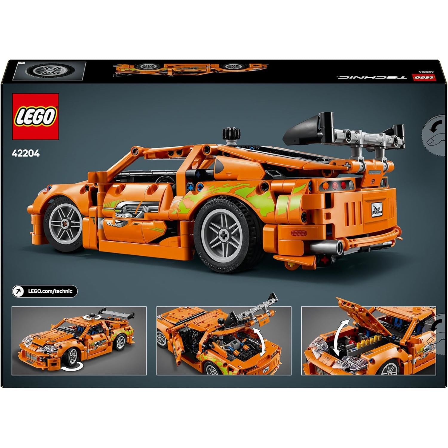 Buy LEGO,LEGO Technic Fast and Furious Toyota Supra MK4 Toy Car - 6 Cylinder Engine & Opening Doors - Model Kits for 9+ Years Old Boys & Girls or Adult Motorsport Fans - Gadcet UK | UK | London | Scotland | Wales| Near Me | Cheap | Pay In 3 | Construction Set Toys