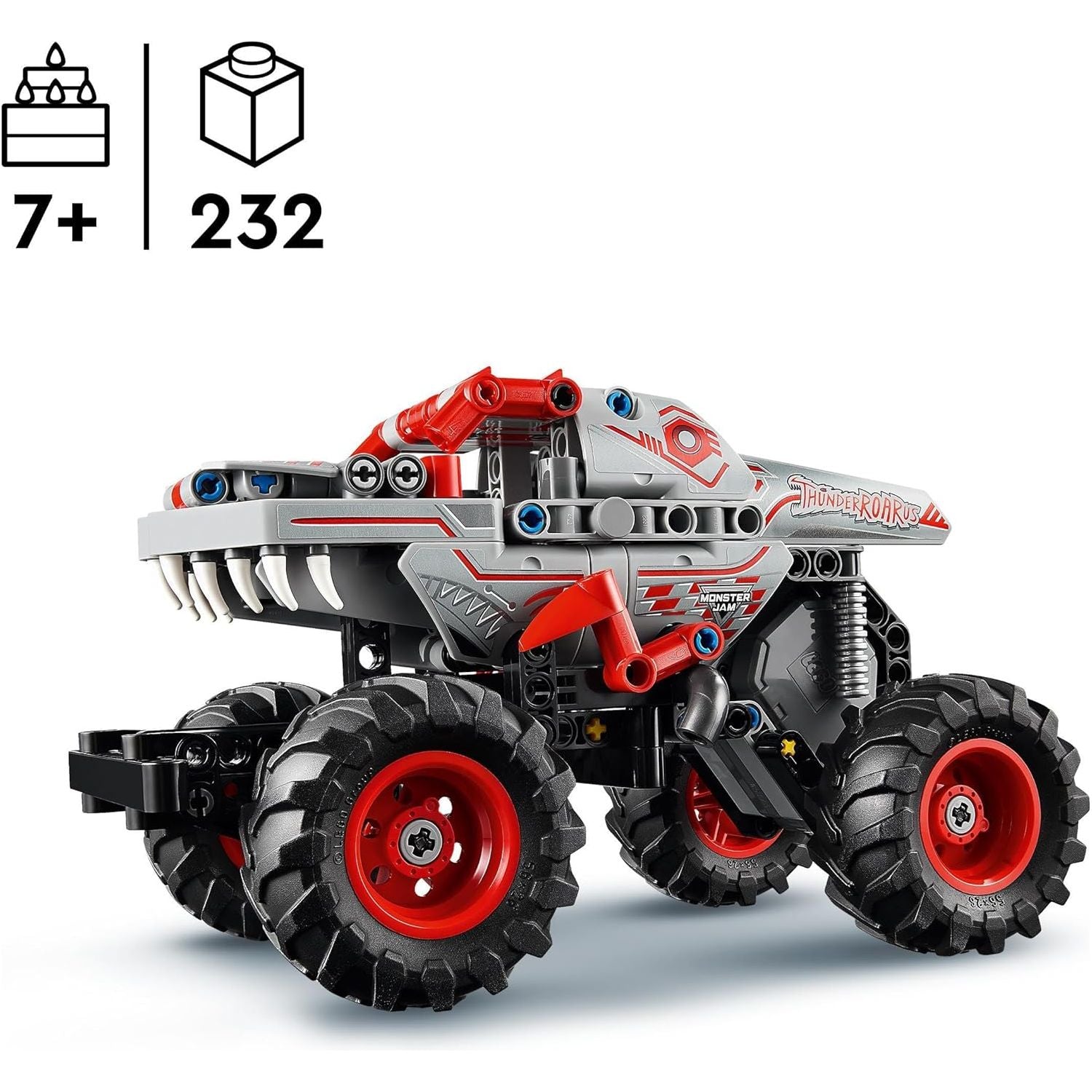 Buy LEGO,LEGO Technic Monster Jam ThunderROARus Pull-Back Truck Toy – Set 42200 - Gadcet UK | UK | London | Scotland | Wales| Near Me | Cheap | Pay In 3 | Construction Set Toys