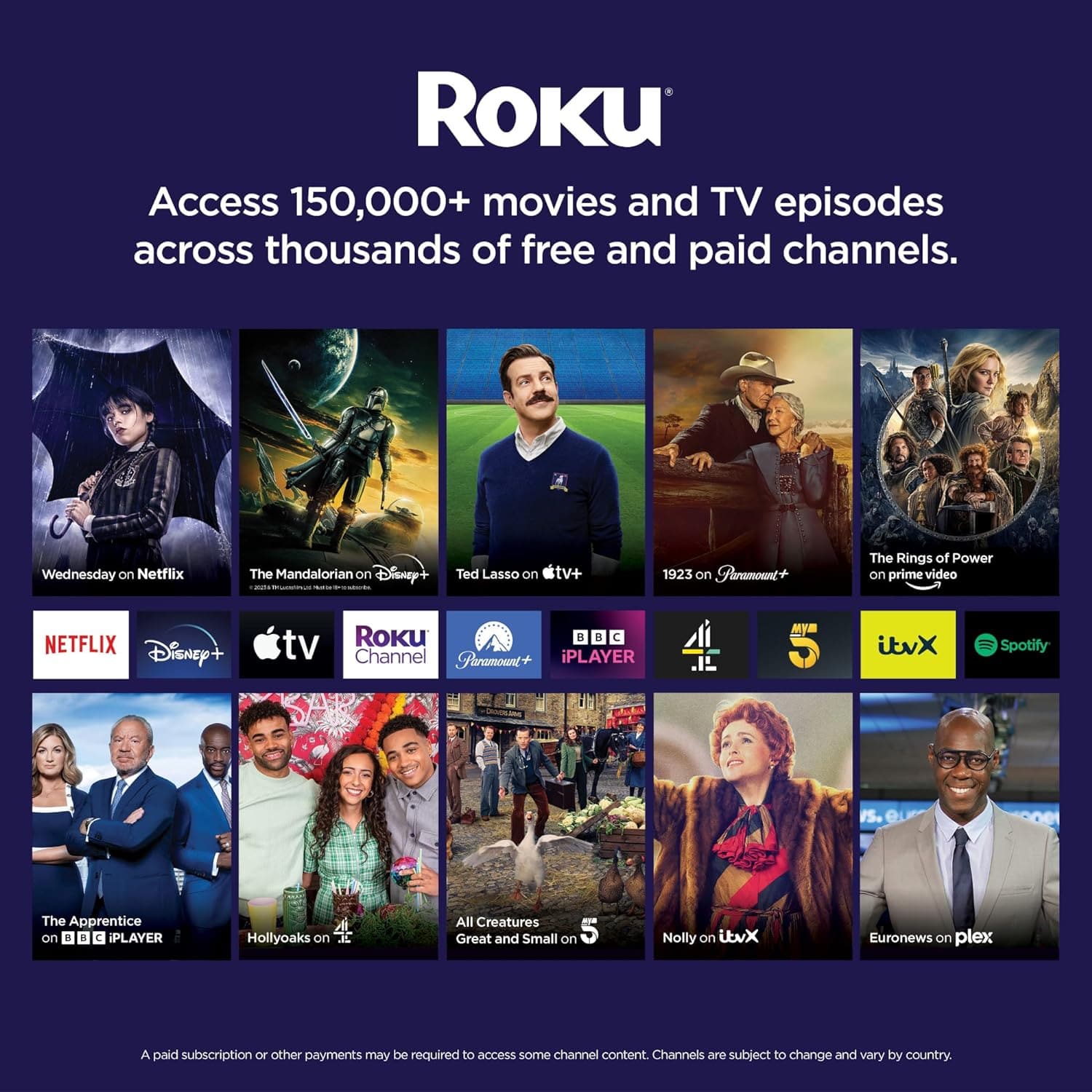 Buy Gadcet UK,EMtronics EM32ROK Roku TV 32" Inch HD Ready 720p Smart with Netflix, Disney+, BBC, Freeview Play, Dolby Audio, Mobile Control and 3 x HDMI, USB - Black (2024 Model) - Gadcet UK | UK | London | Scotland | Wales| Near Me | Cheap | Pay In 3 |