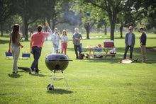 Buy Weber,Weber Original Kettle Charcoal Grill Barbecue, 57cm E-5710 BBQ Grill with Lid Cover, Thermometer, Stand & Wheels Freestanding Outdoor Oven & Cooker with Porcelain-Enamelled Bowl - Black - Gadcet UK | UK | London | Scotland | Wales| Near Me | Cheap | Pay In 3 | Outdoor Grills