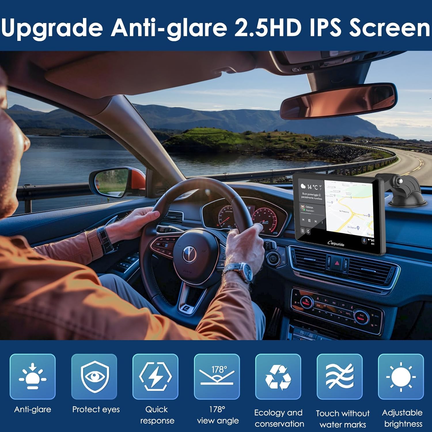 Buy Carpuride,Carpuride 706 Wireless Apple Carplay & Android Auto - Gadcet UK | UK | London | Scotland | Wales| Near Me | Cheap | Pay In 3 | Motor Vehicle A/V Players & In-Dash Systems