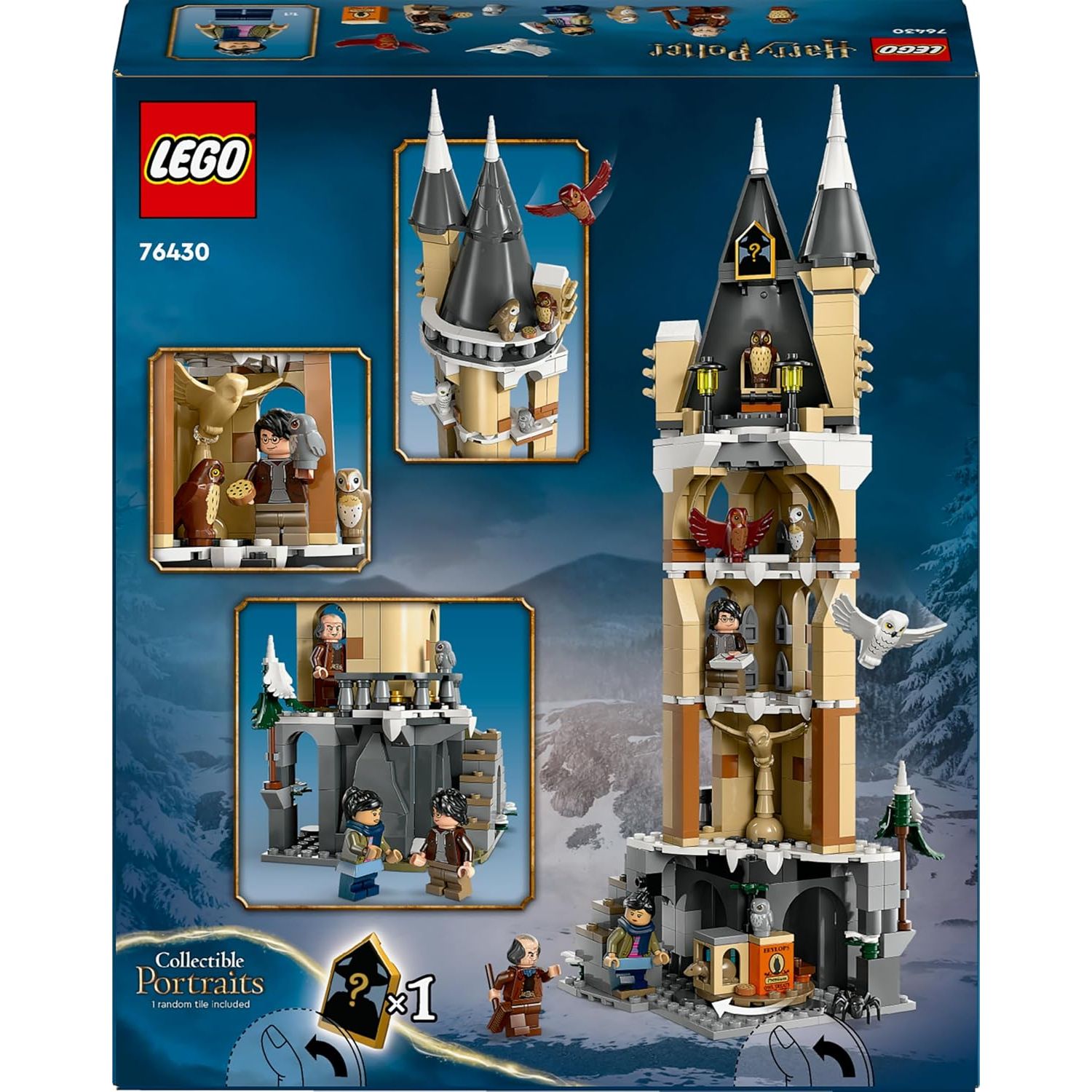 Buy LEGO,LEGO Harry Potter Hogwarts Castle Owlery (76430) - Building Toy for Kids 8+, Includes 3 Minifigures & 4 Owls, Wizarding World Gift - Gadcet UK | UK | London | Scotland | Wales| Near Me | Cheap | Pay In 3 | Interlocking Blocks