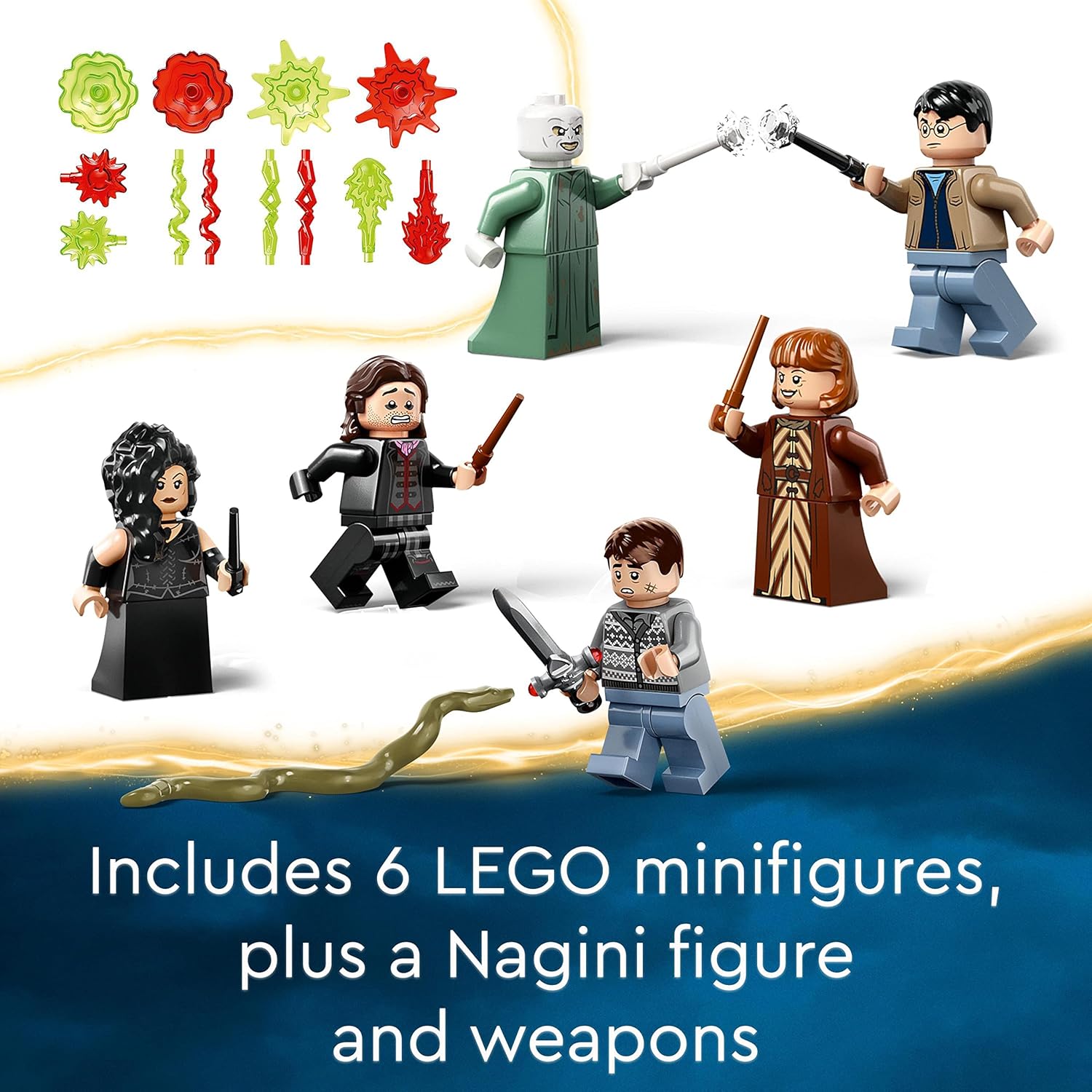 Buy LEGO,LEGO Harry Potter The Battle of Hogwarts (76415) – Castle Toy Set with Molly Weasley, Bellatrix Lestrange, Voldemort Minifigures & Sword of Gryffindor, Gift for Kids - Gadcet UK | UK | London | Scotland | Wales| Near Me | Cheap | Pay In 3 | Interlocking Blocks