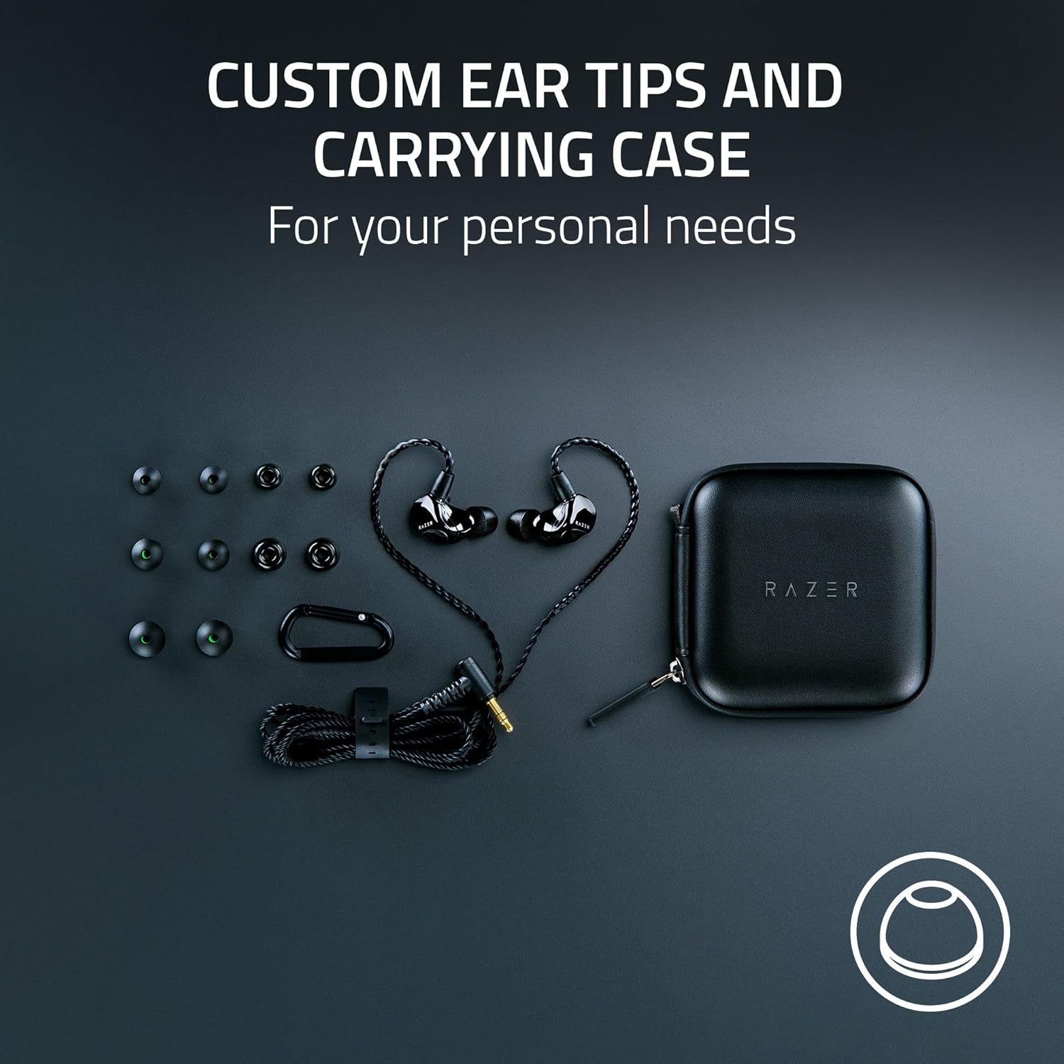 Buy RAZER,Razer Moray In-Ear Monitors – Black | Ergonomic Streaming Earphones with Dual-Driver Hybrid Acoustic Design, Superior Passive Noise Isolation & All-Day Comfort - Gadcet UK | UK | London | Scotland | Wales| Near Me | Cheap | Pay In 3 | In-Ear Headphones