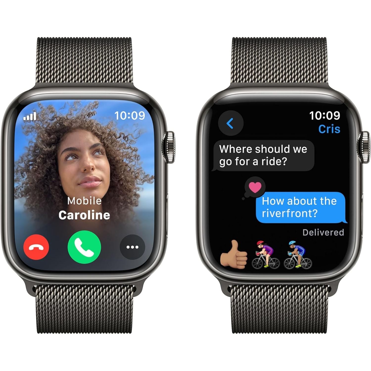 Buy Apple,Apple Watch Series 9 45MMGPS + Cellular Graphite Stainless Steel Case with Graphite Milanese Loop - Gadcet UK | UK | London | Scotland | Wales| Near Me | Cheap | Pay In 3 | Smart Watches