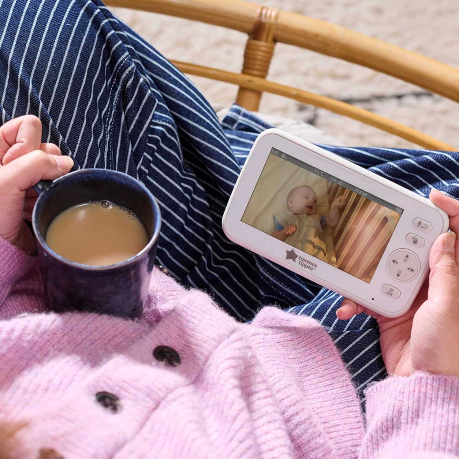 Buy Tomme Tippee,Tommee Tippee Dreamview Audio & HD Baby Monitor – 5″ Portable Parent Unit - Gadcet UK | UK | London | Scotland | Wales| Near Me | Cheap | Pay In 3 | Audio & Video Baby Monitors