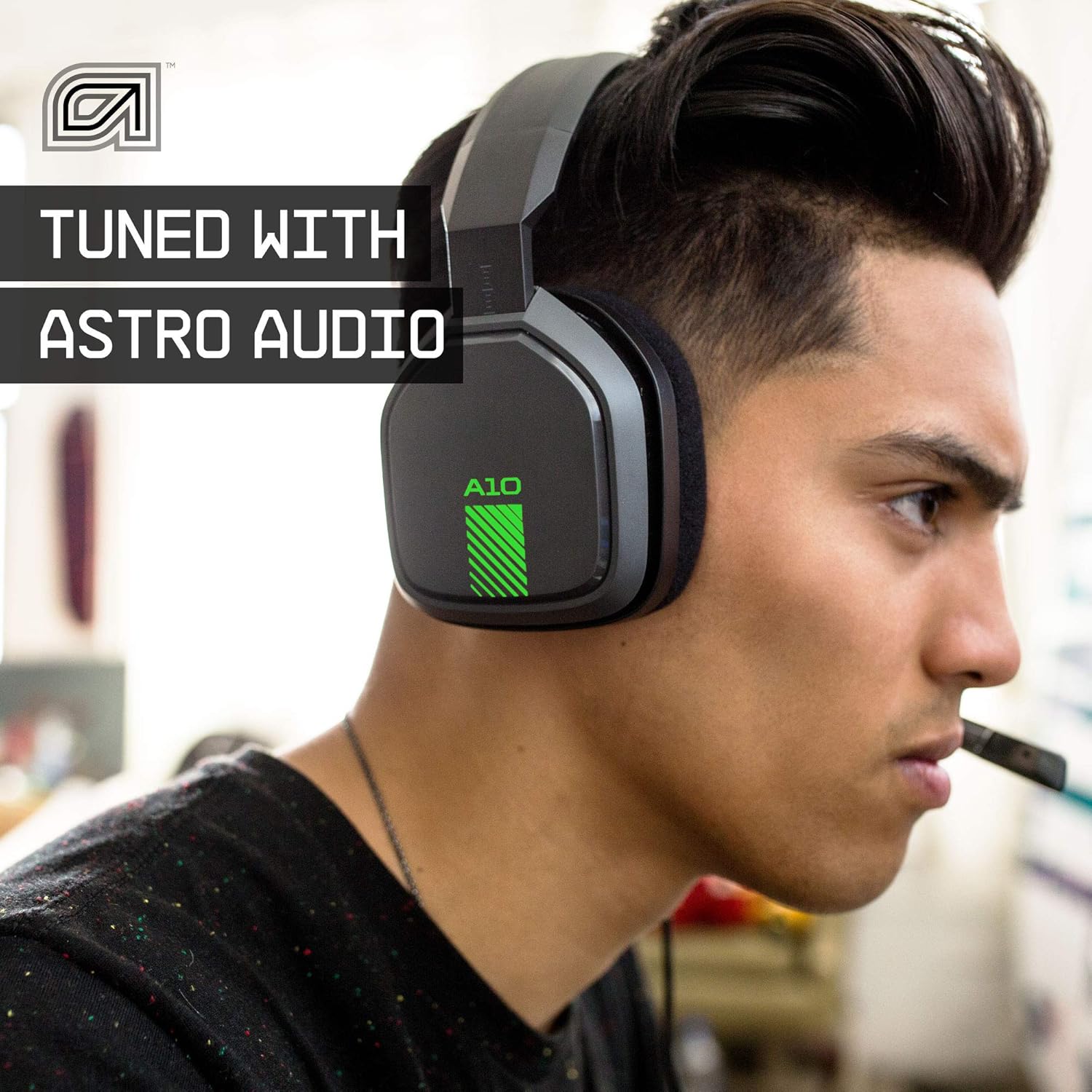 Buy ASTRO,ASTRO Gaming A10 Wired Gaming Headphones with Microphone - Light & Durable, ASTRO Audio, Dolby Atmos, 3.5mm Jack, Compatible with PC, Mac, Xbox One, PS4, Mobile - Black/Green - Gadcet UK | UK | London | Scotland | Wales| Near Me | Cheap | Pay In 3 | Headphones & Headsets