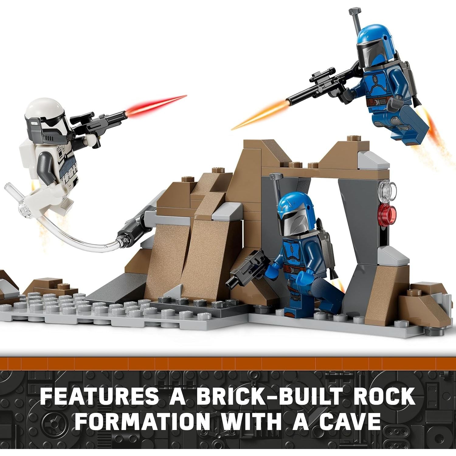 Buy LEGO,LEGO Star Wars Ambush on Mandalore Battle Pack – 75373, with 4 Minifigures - Gadcet UK | UK | London | Scotland | Wales| Near Me | Cheap | Pay In 3 | Toys & Games