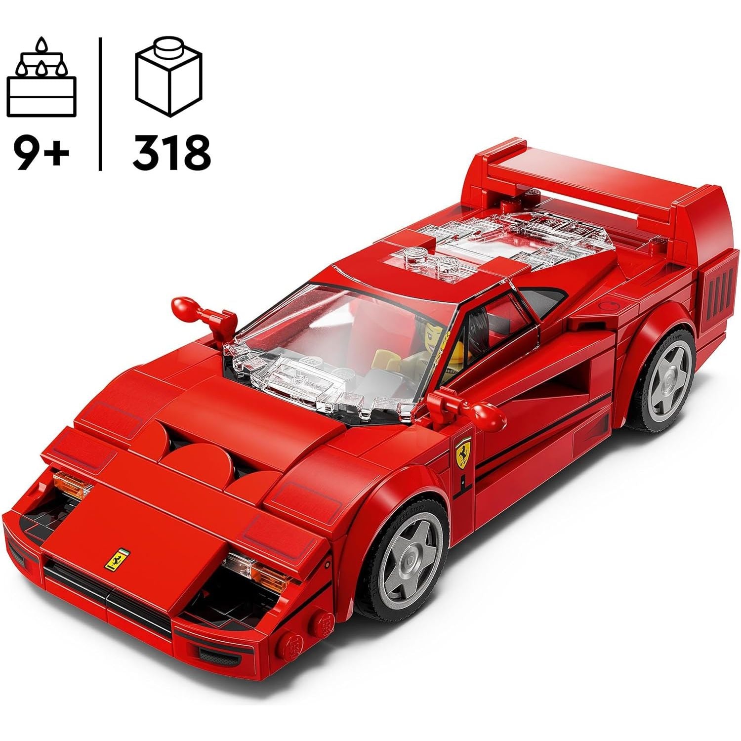 Buy LEGO,LEGO Speed Champions Ferrari F40 Supercar Buildable Vehicle – Set 76934 - Gadcet UK | UK | London | Scotland | Wales| Near Me | Cheap | Pay In 3 | Construction Set Toys