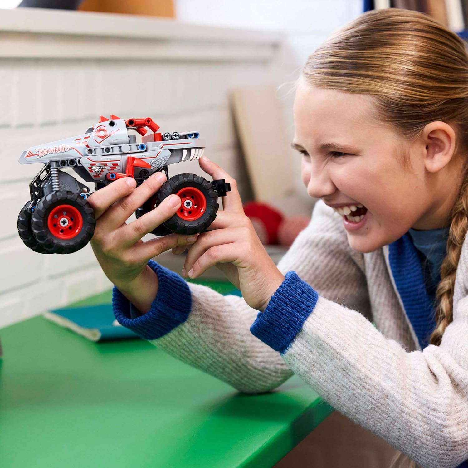 Buy LEGO,LEGO Technic Monster Jam ThunderROARus Pull-Back Truck Toy – Set 42200 - Gadcet UK | UK | London | Scotland | Wales| Near Me | Cheap | Pay In 3 | Construction Set Toys
