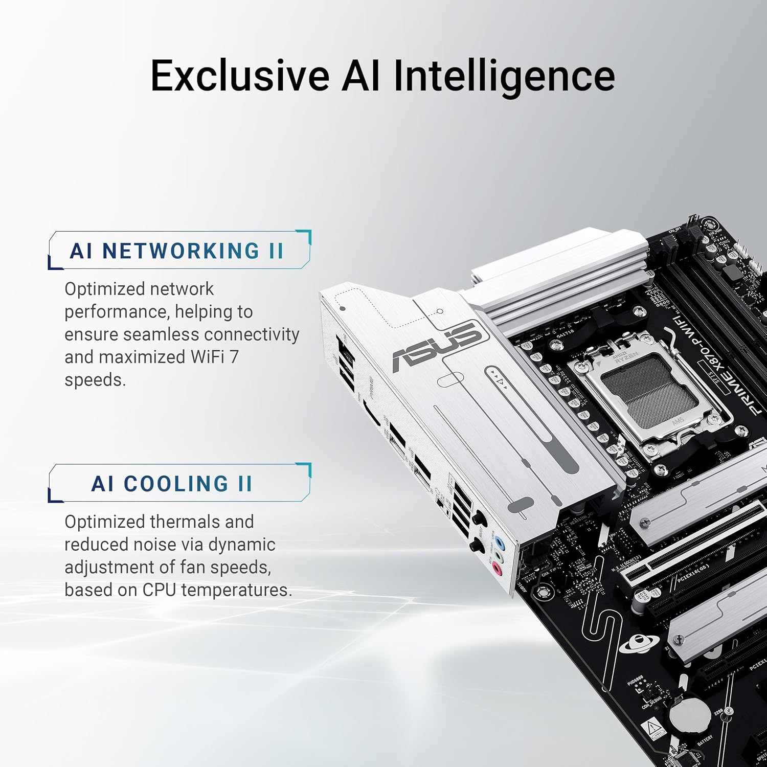 Buy ASUS,ASUS PRIME X870-P WIFI AMD ATX Motherboard | PCIe 5.0 x16, DDR5 Support, WiFi 7, Q-Antenna, 14+2+1 Power Stages, 4x M.2 Slots - Gadcet UK | UK | London | Scotland | Wales| Near Me | Cheap | Pay In 3 | Motherboards