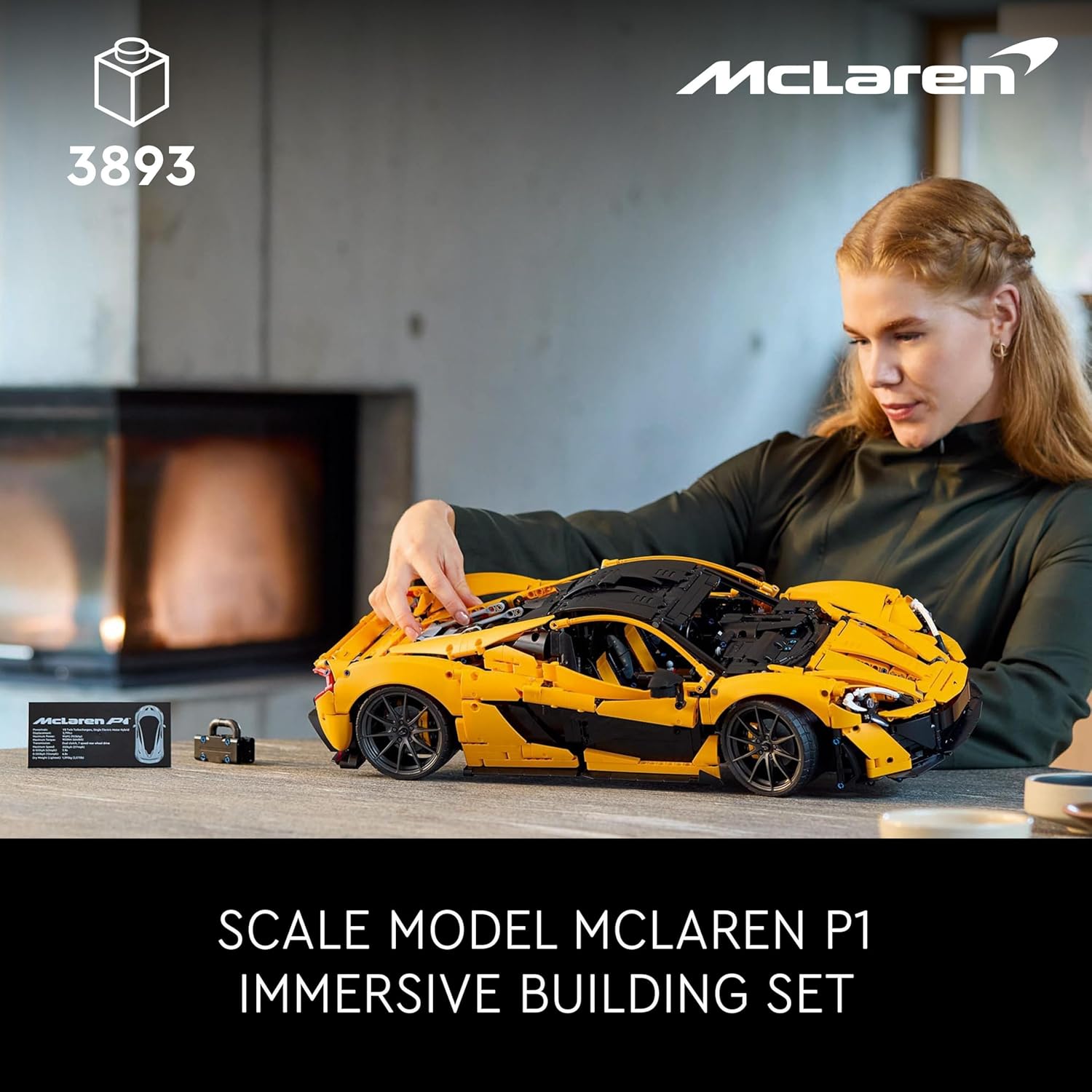 Buy LEGO,LEGO Technic McLaren P1 Hypercar Building Set (42172) – V8 Piston Engine, 7-Speed Gearbox, Collectible Scale Model for Adults - Gadcet UK | UK | London | Scotland | Wales| Near Me | Cheap | Pay In 3 | Toys & Games