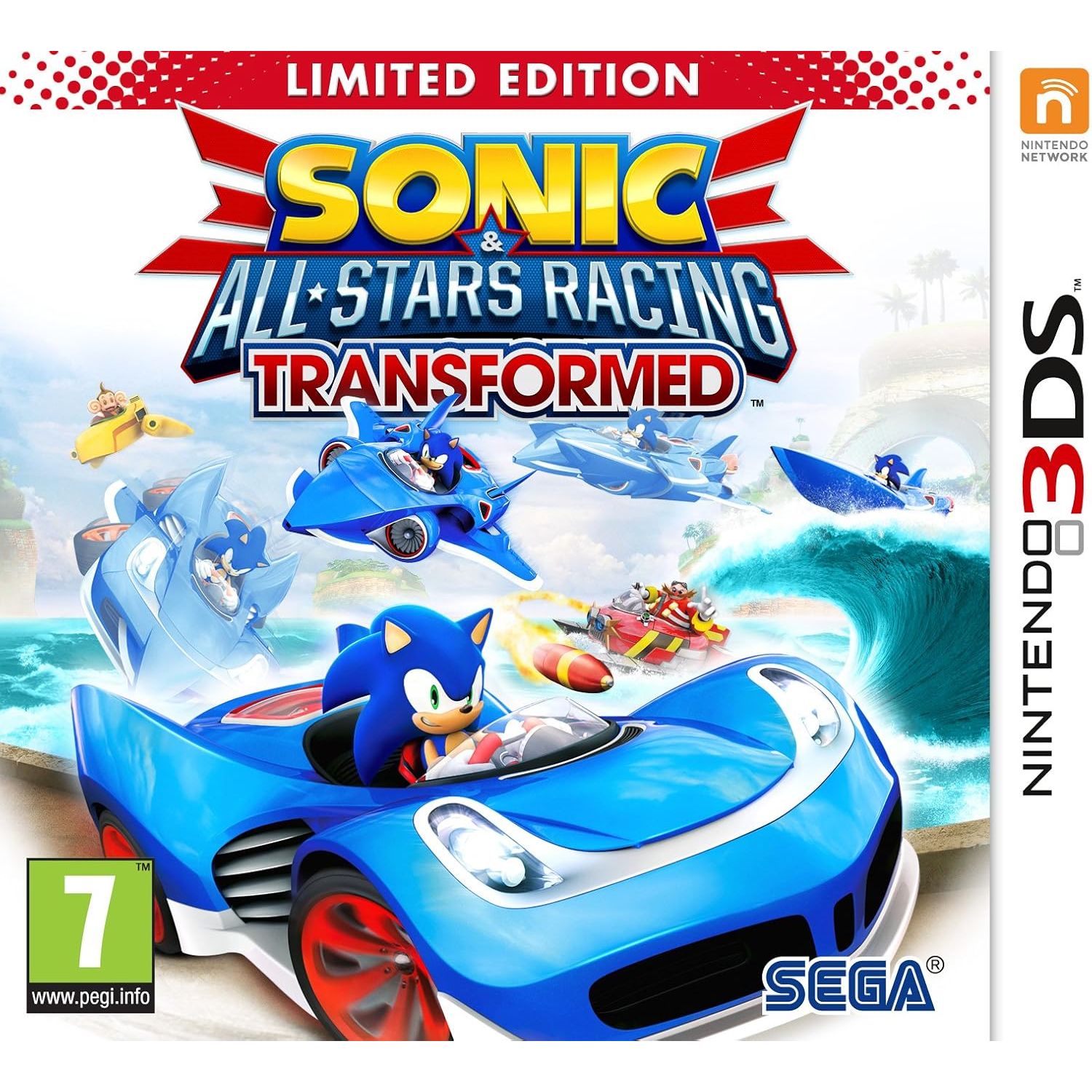 Buy Nintendo 3DS,Sonic and All Stars Racing Transformed: Limited Edition (Nintendo 3DS) - Gadcet UK | UK | London | Scotland | Wales| Near Me | Cheap | Pay In 3 | Video Game Software
