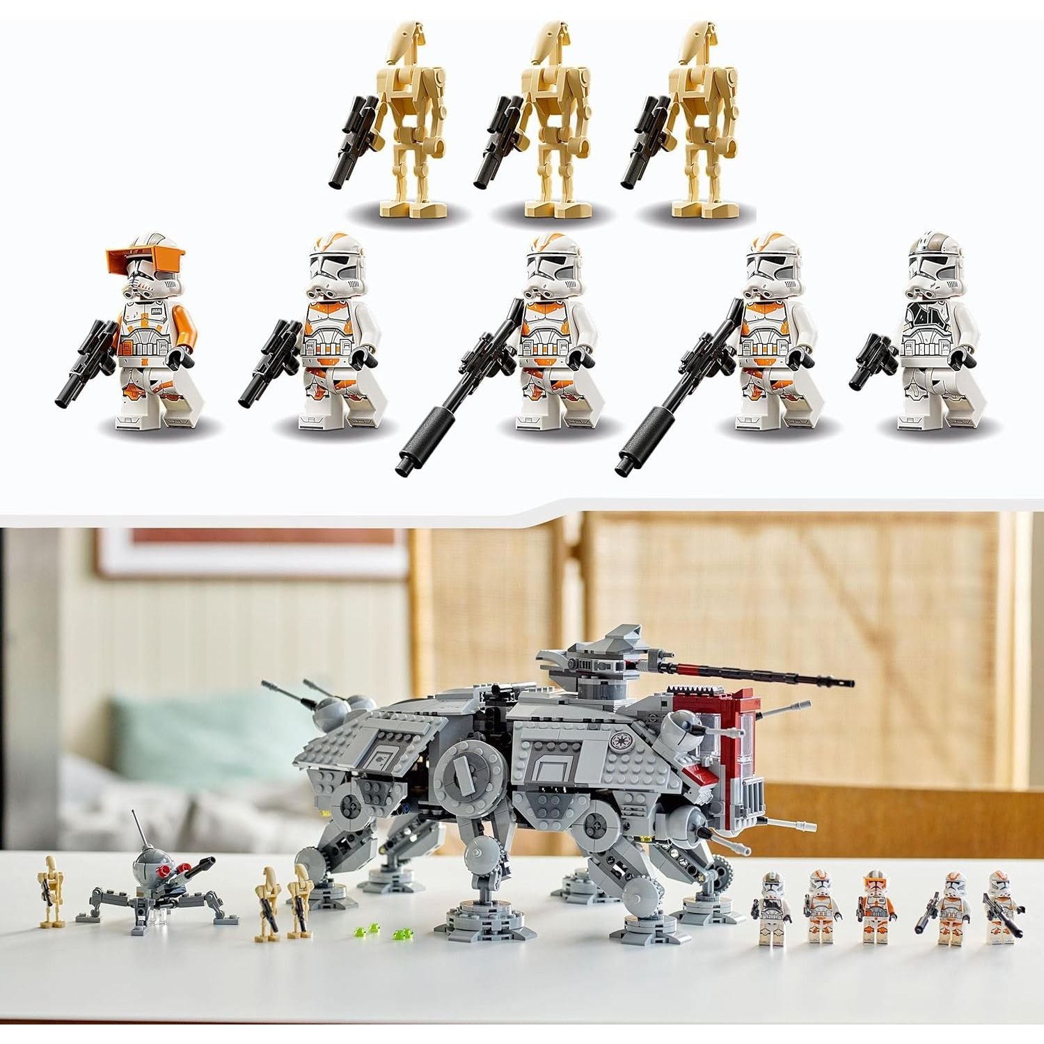 Buy LEGO,LEGO Star Wars 75337 AT-TE Walker Building Toy with 3 212th Clone Trooper Minifigures, plus Dwarf Spider & Battle Droid Figures - Gift for 9+ Year Old Boys & Revenge of the Sith Fans - Gadcet UK | UK | London | Scotland | Wales| Near Me | Cheap | Pay In 3 | Construction Set Toys