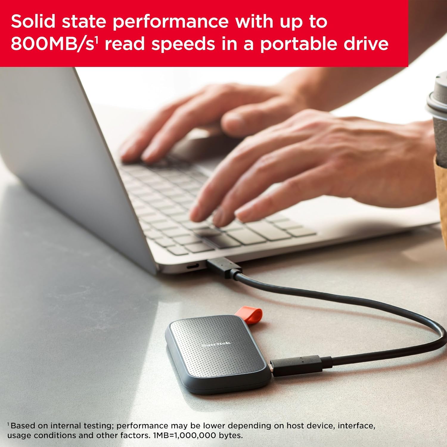 Buy SanDisk,SanDisk Portable SSD 2TB – USB 3.2 Gen 2, up to 800MB/s, NVMe Performance, Grey - Gadcet UK | UK | London | Scotland | Wales| Near Me | Cheap | Pay In 3 | External Hard drives