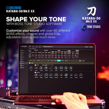 Buy BOSS,BOSS KATANA-50 MkII EX Guitar Amplifier | 50-Watt Combo Amp | GA-FC/GA-FC EX Foot Controller Support | Line Output with Cabinet Emulation | Link Second Katana-50 MkII Model with Stereo Expand Feature - Gadcet UK | UK | London | Scotland | Wales| Near Me | Cheap | Pay In 3 | Audio Amplifiers