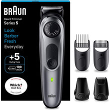 Buy Braun,Braun Beard Trimmer Series 5, 40 Length Settings, Rechargeable & Waterproof, 100-Min Cordless Runtime, Hair Clipper for Men, BT5440, Silver/Black - Gadcet UK | UK | London | Scotland | Wales| Near Me | Cheap | Pay In 3 | Hair Clippers & Trimmers