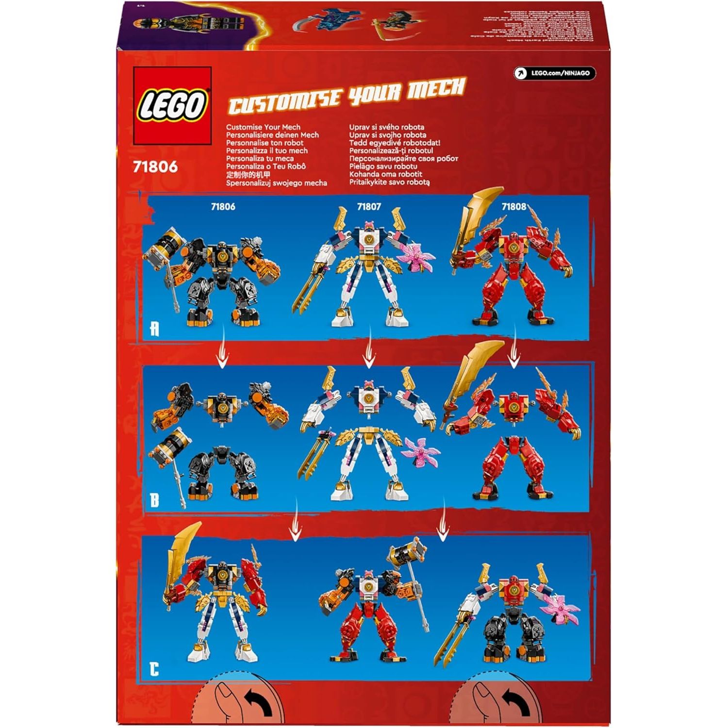 Buy LEGO,LEGO NINJAGO Cole’s Elemental Earth Mech, Action Figure Toy, Dragons Rising Building Set with Ninja Character Cole Minifigure, Gift for 7 Plus Year Old Boys, Girls & Kids - Gadcet UK | UK | London | Scotland | Wales| Near Me | Cheap | Pay In 3 | Action & Toy Figures