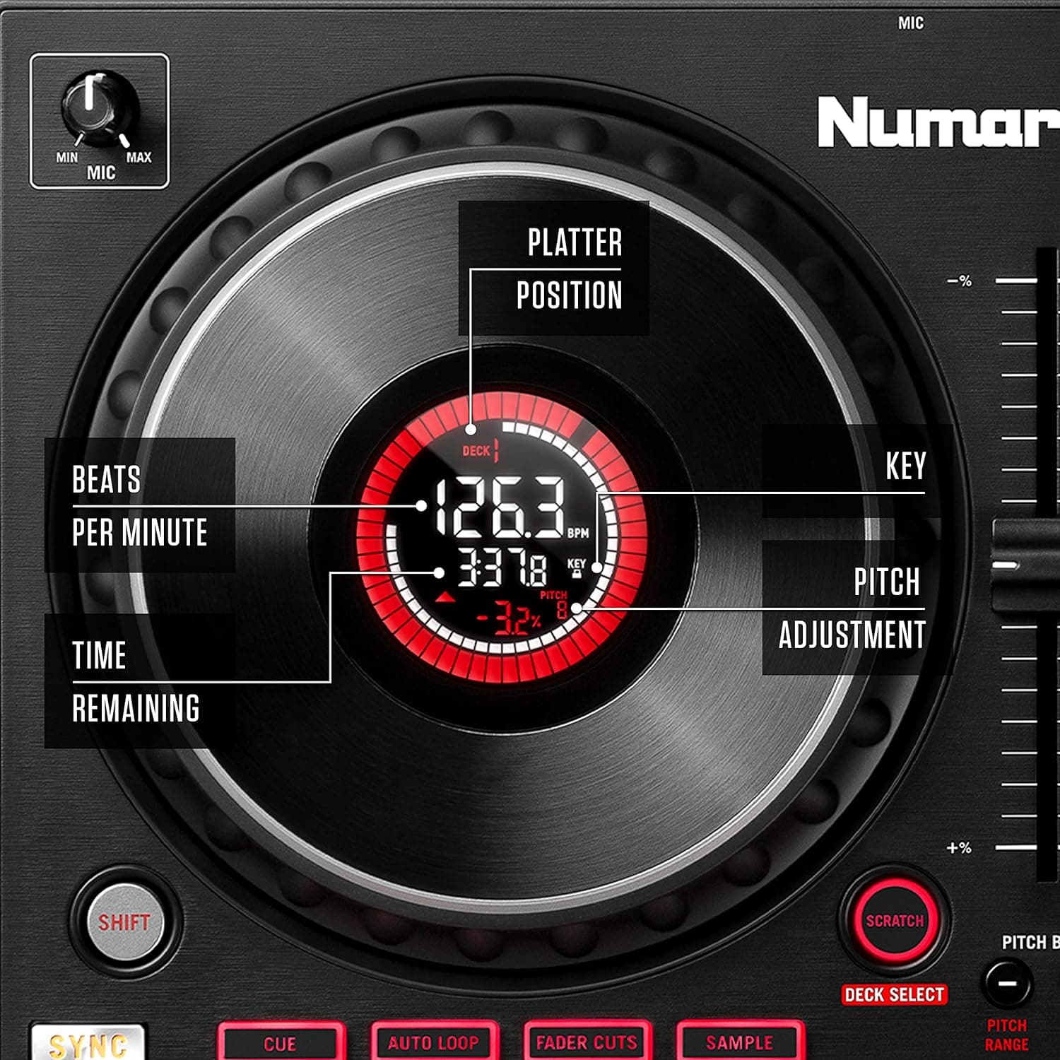 Buy Numark,Numark Mixtrack Platinum FX - 4-Deck DJ Controller with Mixer, Audio Interface, Jog Wheel Displays, and FX Paddles - Gadcet UK | UK | London | Scotland | Wales| Near Me | Cheap | Pay In 3 | DJ & VJ Equipment