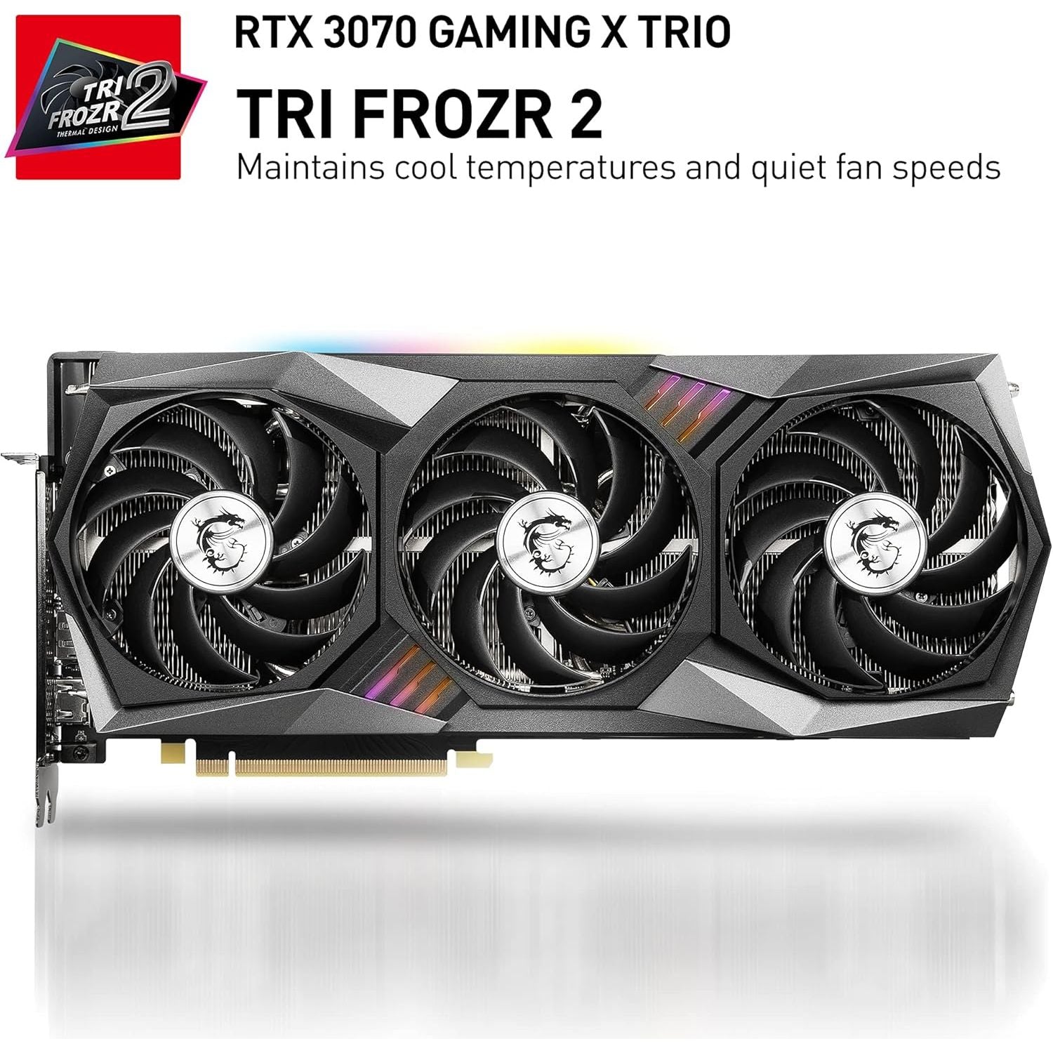 Buy MSI,MSI GeForce RTX 3070 GAMING X TRIO Graphics Card - 8GB GDDR6, 1830 MHz, PCIe 4.0, HDMI 2.1, 3x DisplayPort 1.4a - Gadcet UK | UK | London | Scotland | Wales| Near Me | Cheap | Pay In 3 | Video Cards & Adapters