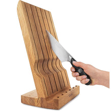 Robert Welch Professional Angle Oak Knife Block Set – 6-Piece Award-Winning Set