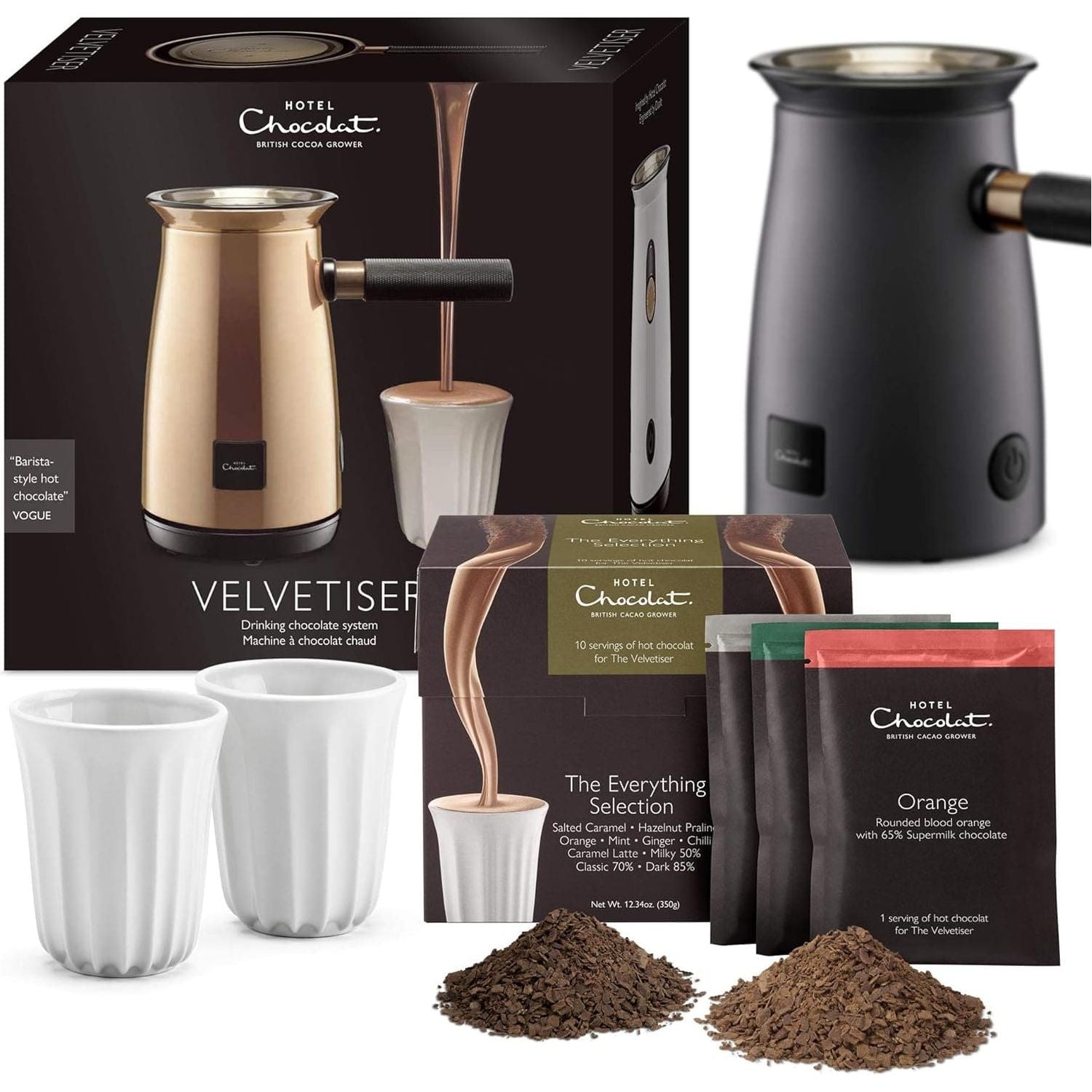 Buy Hotel Chocolat,Hotel Chocolat 472756 Velvetiser Hot Chocolate Machine Grey - Gadcet UK | UK | London | Scotland | Wales| Ireland | Near Me | Cheap | Pay In 3 | Coffee Makers & Espresso Machines