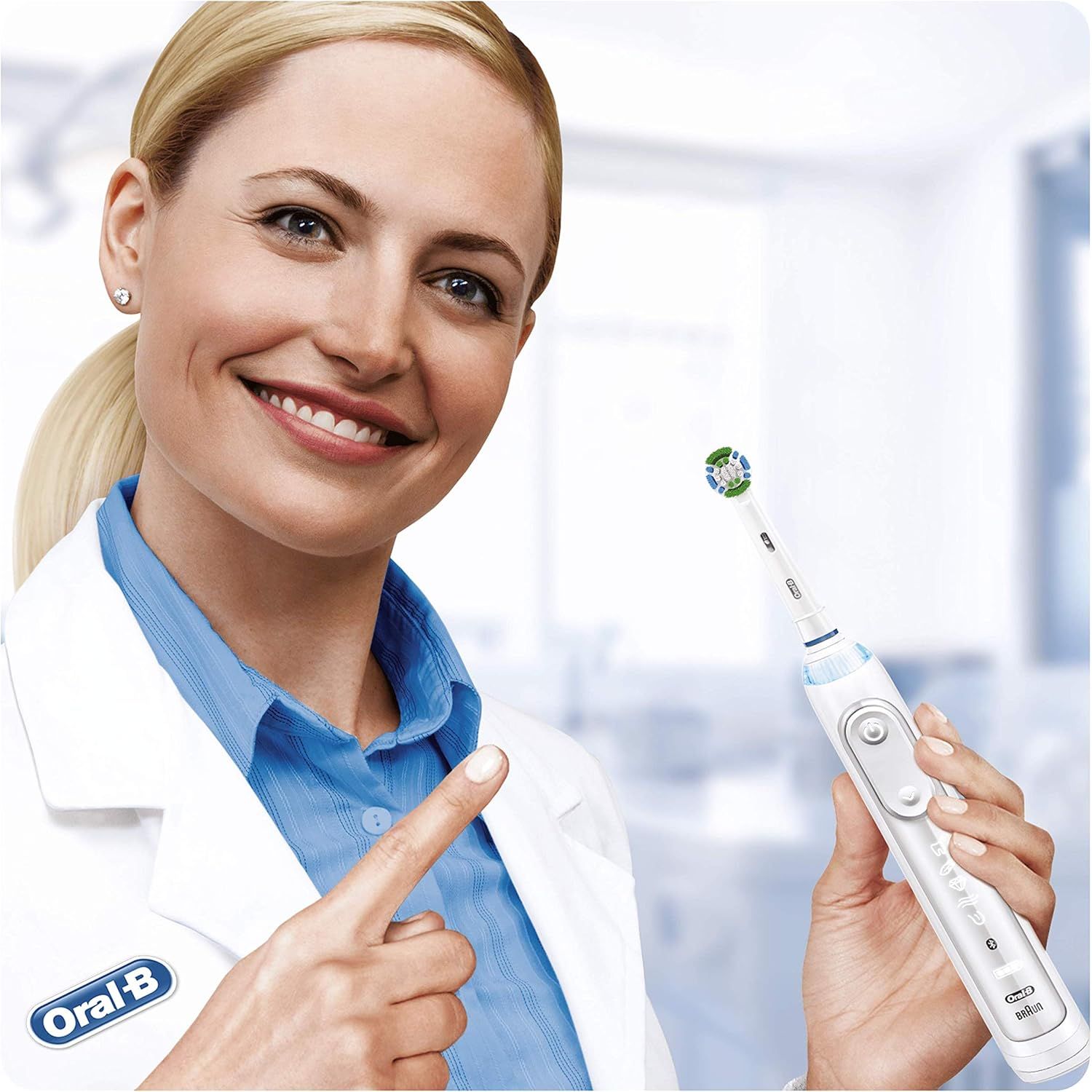 Oral-B Precision Clean Replacement Brush Heads with CleanMaximiser Technology – White