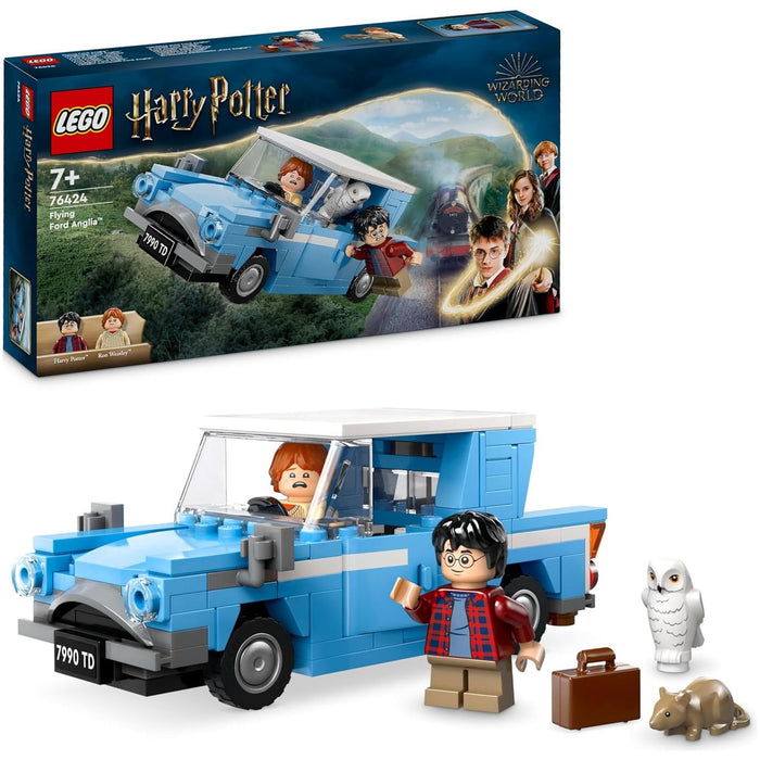 Buy Lego,LEGO Harry Potter Flying Ford Anglia Car Toy - Buildable Model with Ron Weasley Minifigure & Hedwig, For 7+ Year Old Kids, Boys & Girls, Wizarding World Gifts - 76424 - Gadcet UK | UK | London | Scotland | Wales| Near Me | Cheap | Pay In 3 | Building Toys