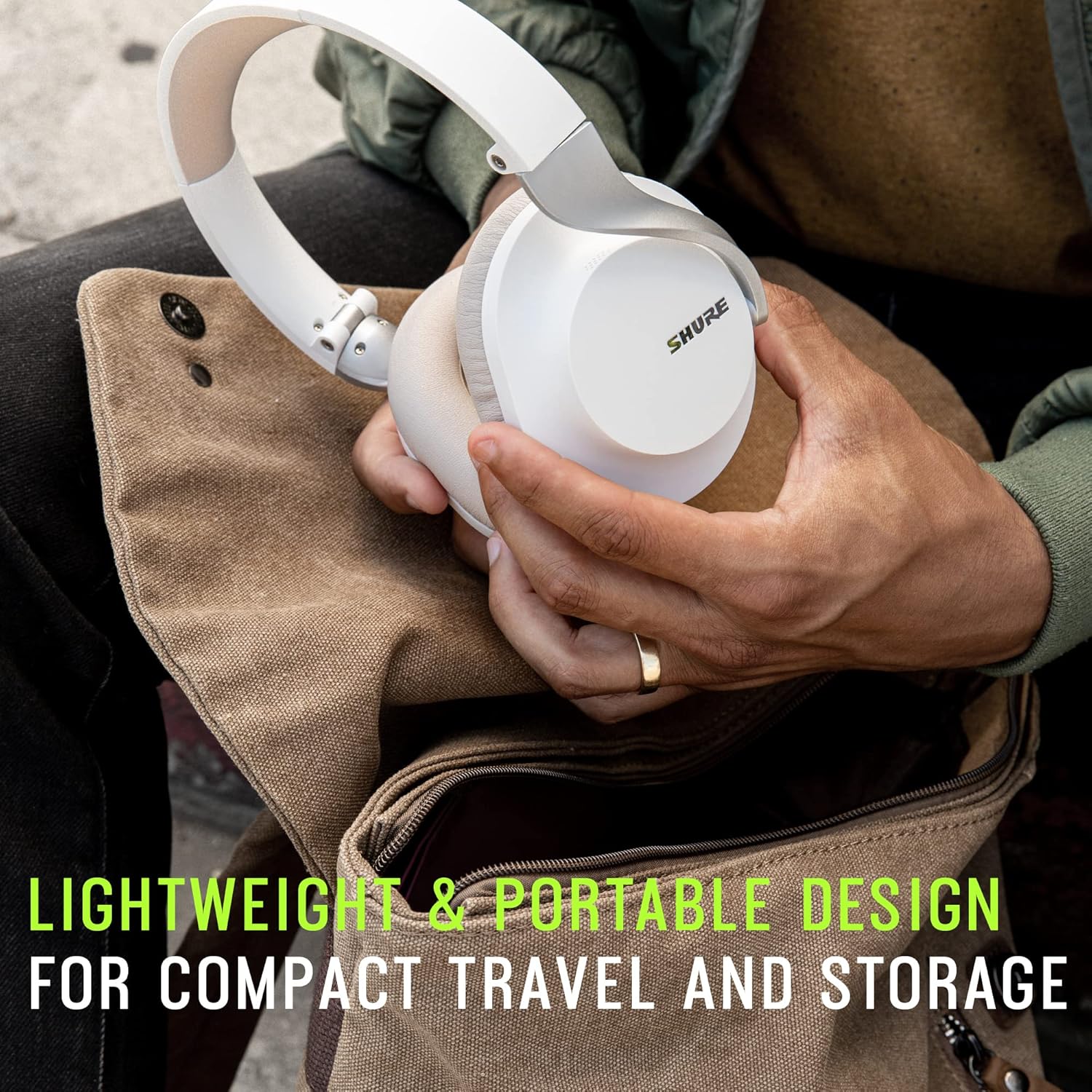 Buy Shure,Shure AONIC 40 Wireless Over-Ear Bluetooth Headphones - Noise Cancelling, 25-Hour Battery, Studio Sound, Mic, White - Gadcet UK | UK | London | Scotland | Wales| Near Me | Cheap | Pay In 3 | Headphones & Headsets