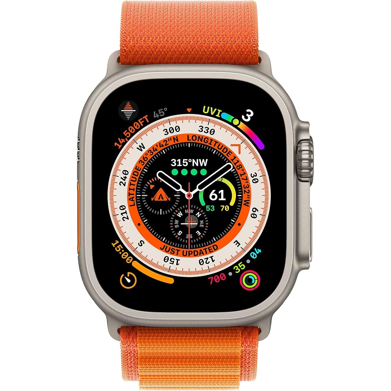 Buy Apple,Apple Watch Ultra (GPS + Cellular, 49mm) - Titanium Case with Orange Alpine Loop - Gadcet UK | UK | London | Scotland | Wales| Near Me | Cheap | Pay In 3 | Smart Watches