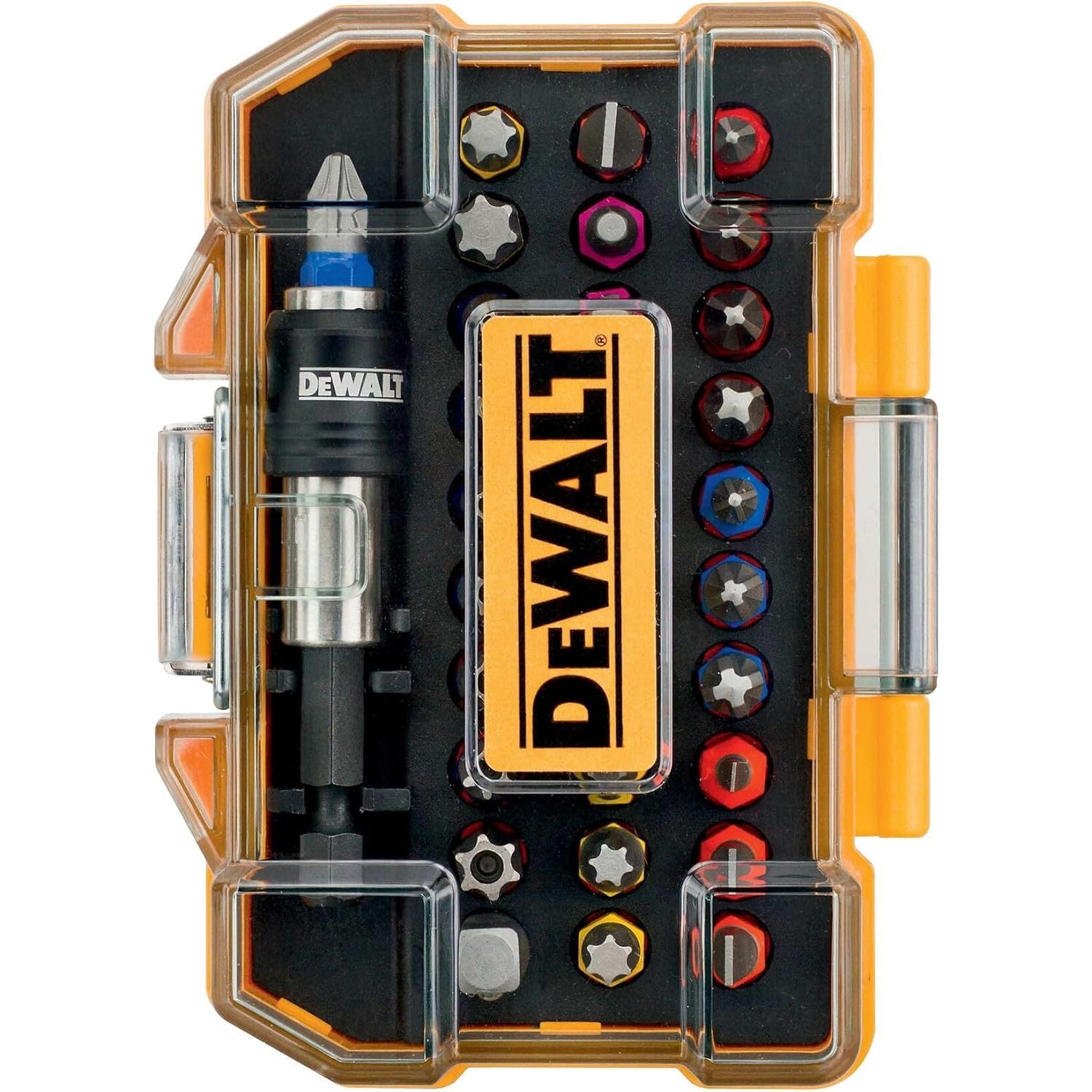 Buy DEWALT,DEWALT DT7969-QZ 32-Piece XR Professional Magnetic Screwdriver Bit Set – Yellow - Gadcet UK | UK | London | Scotland | Wales| Near Me | Cheap | Pay In 3 | Screwdriver Bits