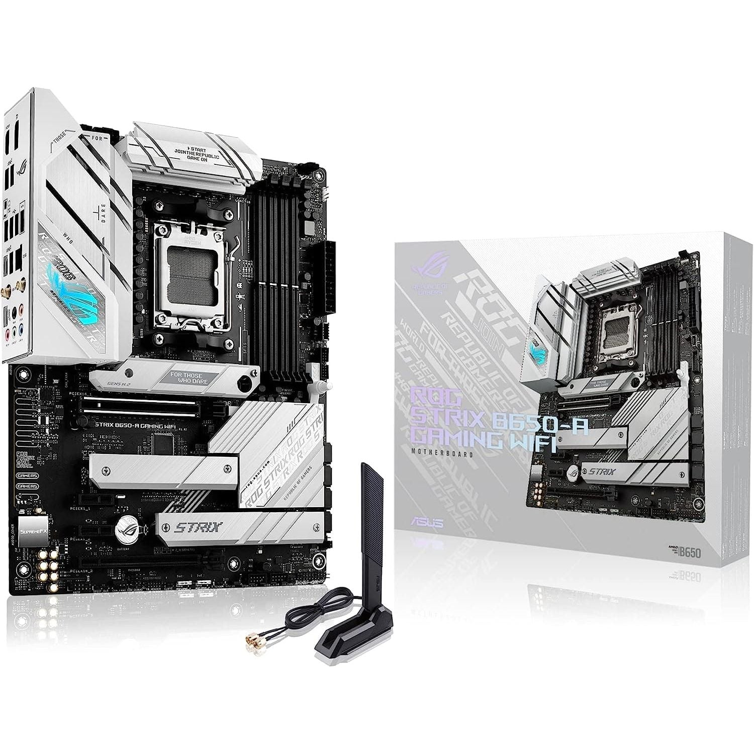 Buy ASUS,ASUS ROG Strix B650-A Gaming WiFi ATX Motherboard AMD Socket AM5 - Gadcet.com | UK | London | Scotland | Wales| Ireland | Near Me | Cheap | Pay In 3 | Computer Accessories