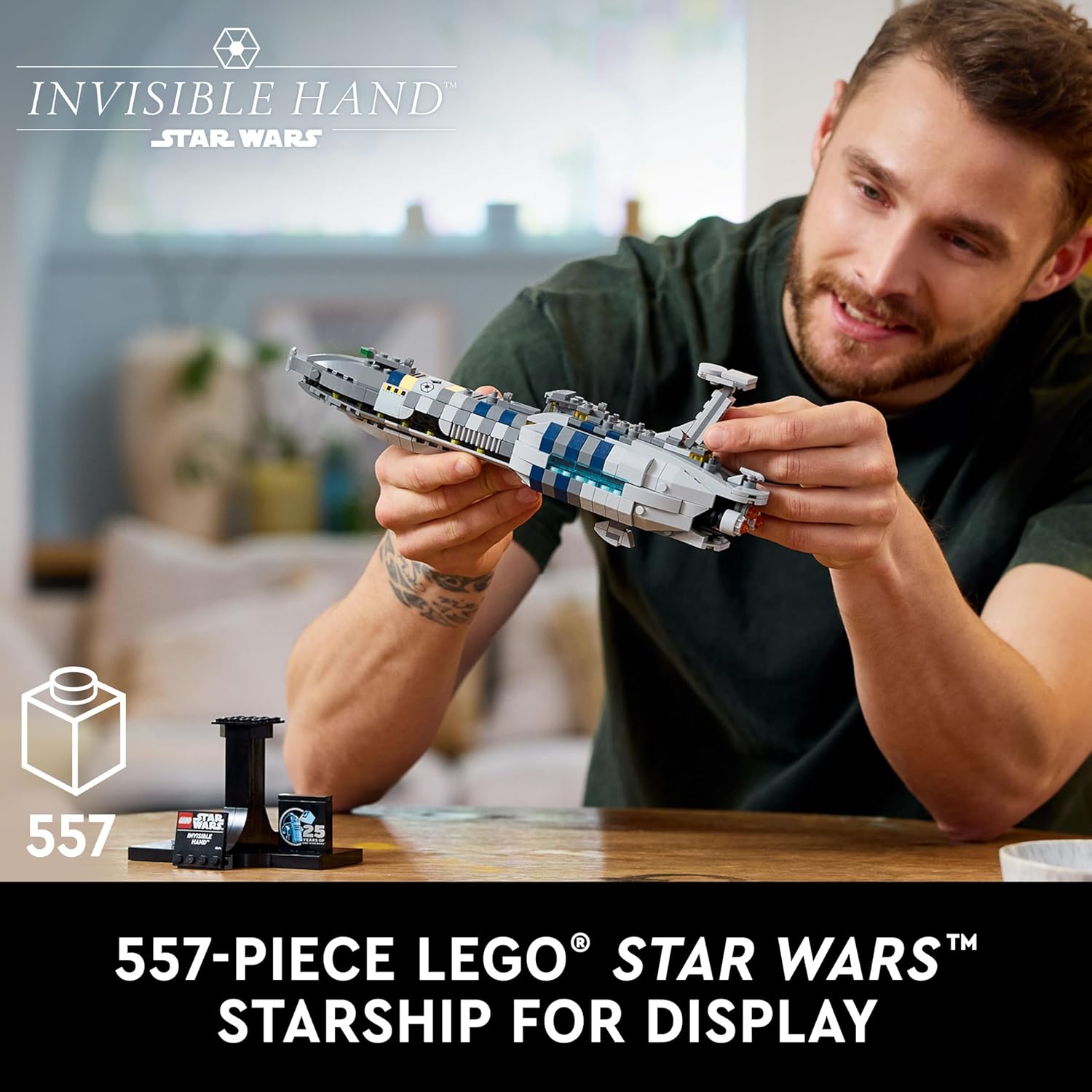 Buy LEGO,LEGO 75377 Star Wars Invisible Hand Toy Building Set 18+ 557 Pieces - Gadcet UK | UK | London | Scotland | Wales| Near Me | Cheap | Pay In 3 | Interlocking Blocks