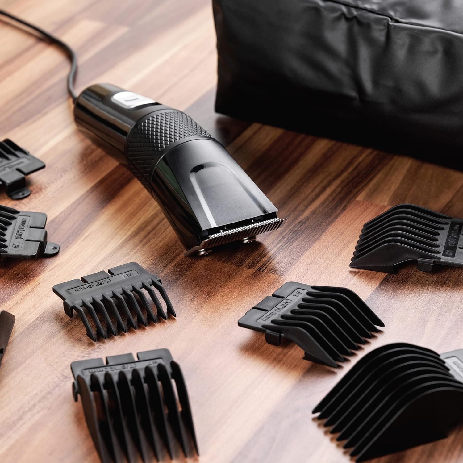 Buy Babyliss,Babyliss 7755U Men Hair Clipper, Diamond Sharp Stainless Steel Blades, 8 Comb Guides, Mains Powered, Hair Styles at Home, Comb Included, Smooth & Precise, Black - Gadcet UK | UK | London | Scotland | Wales| Near Me | Cheap | Pay In 3 | Shaving & Grooming