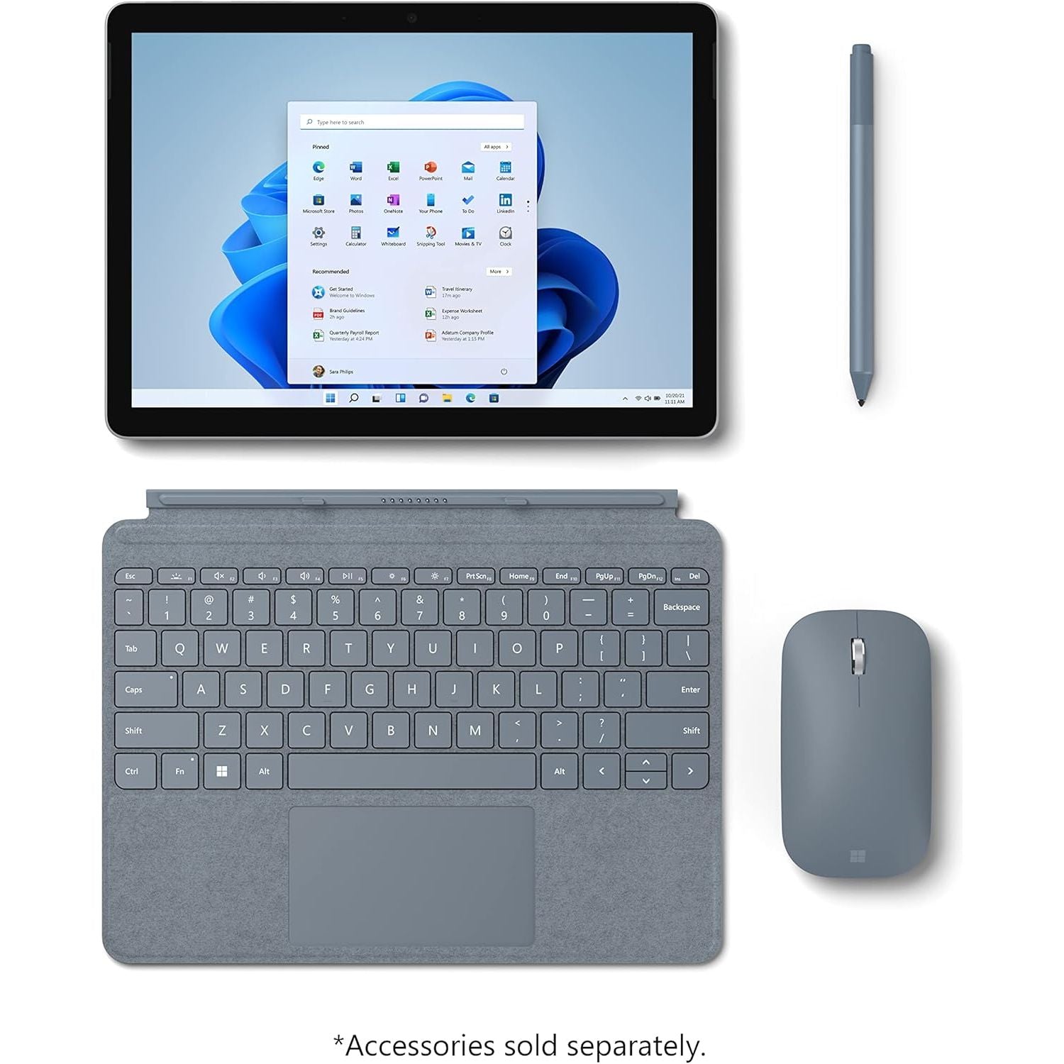 Buy Microsoft,Microsoft Surface Go 2 - 10.5" Touchscreen, Intel Core m3 (8th Gen), 8GB RAM, 128GB SSD, WiFi + LTE, Platinum - Gadcet UK | UK | London | Scotland | Wales| Near Me | Cheap | Pay In 3 | Laptops