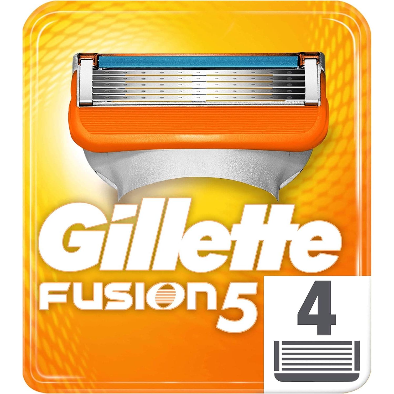 Buy Gillette,Gillette Fusion Men's Razor Blades - 4 Refill Cartridges, Enhanced Packaging - Gadcet UK | UK | London | Scotland | Wales| Near Me | Cheap | Pay In 3 | Shaving & Hair Removal