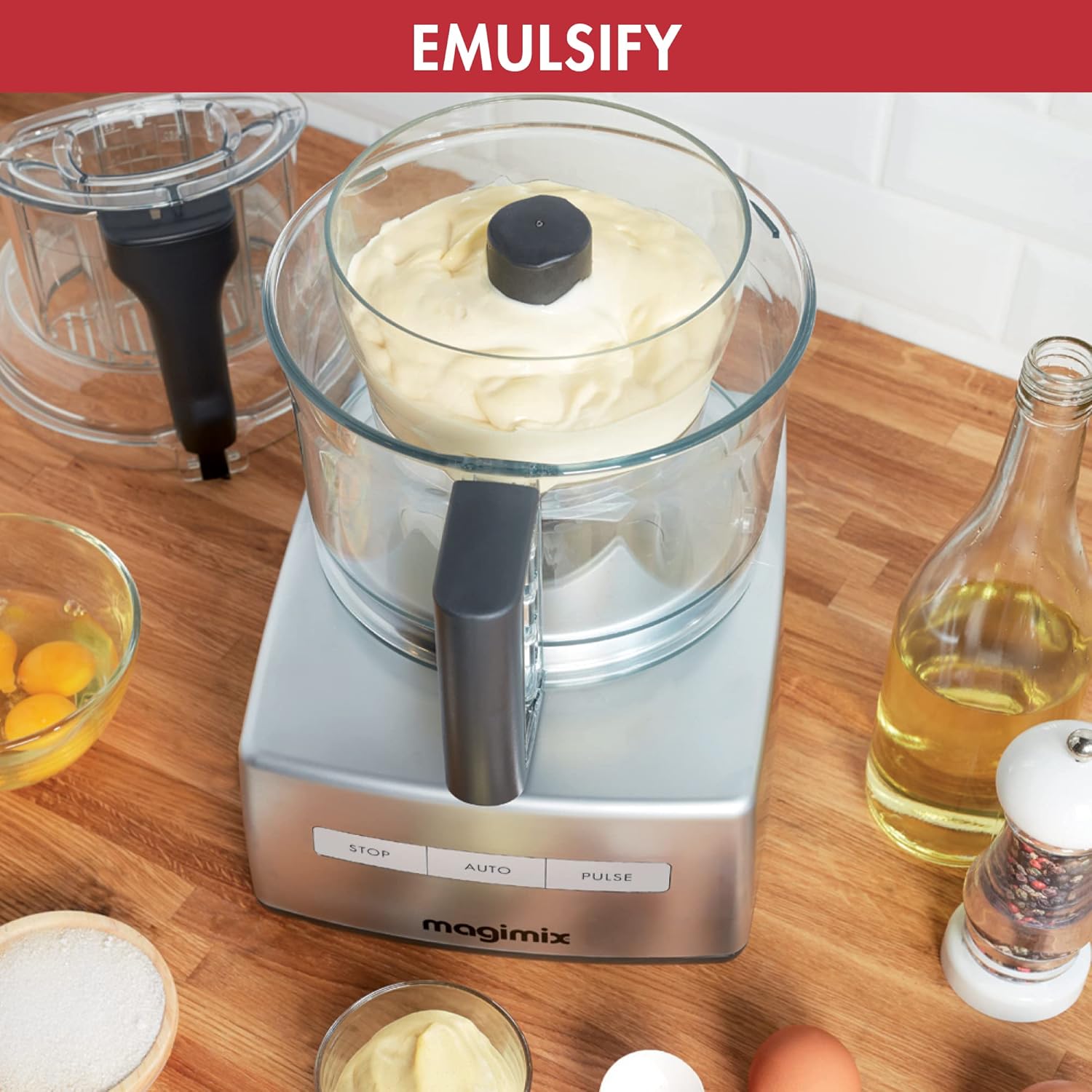 Buy Magimix,Magimix 3200XL Food Processor – 6-in-1 Multifunctional Preparation System – Satin Finish (Storage Box Cracked) - Gadcet UK | UK | London | Scotland | Wales| Near Me | Cheap | Pay In 3 | Food Mixers & Blenders