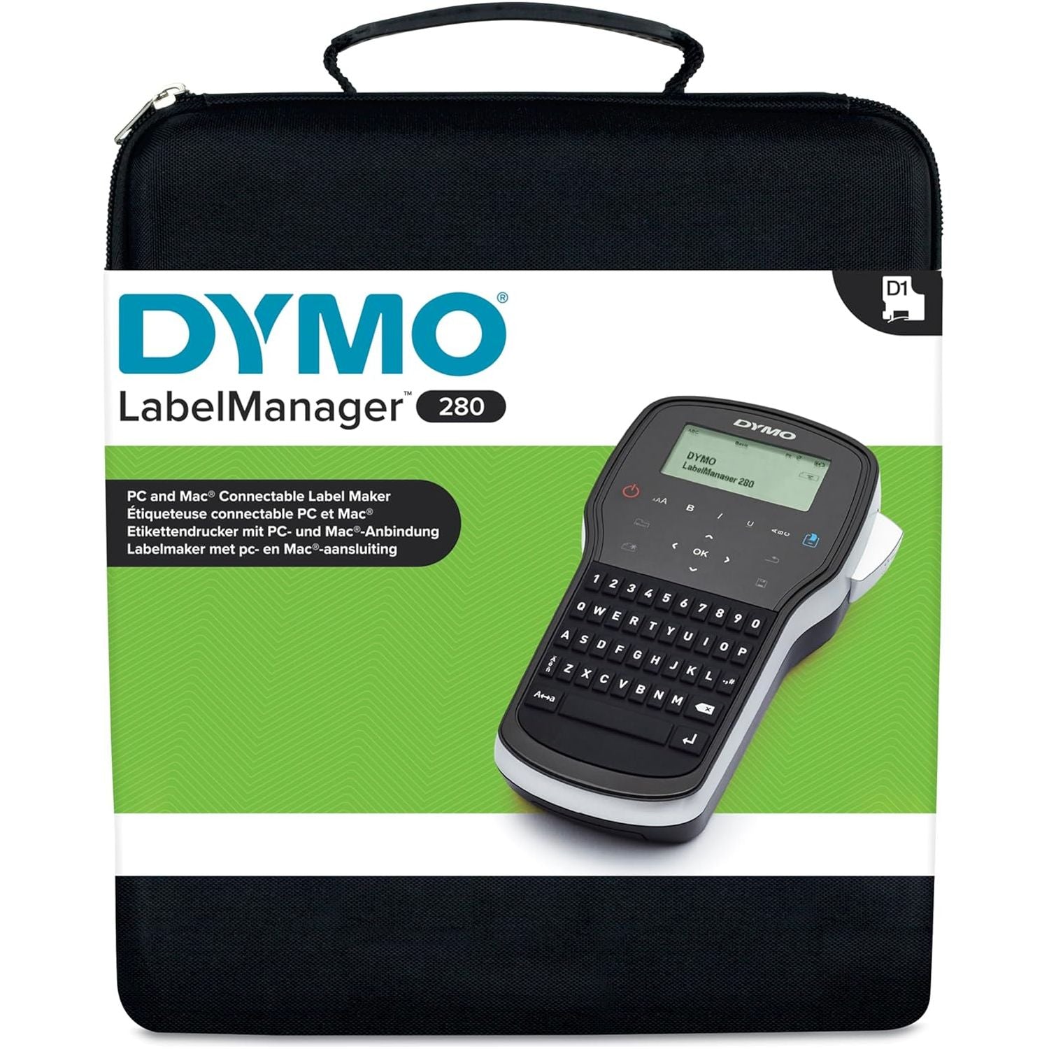 Buy Dymo,Dymo LabelManager 280 Rechargeable Handheld Label Maker Kit with QWERTY Keyboard, 2 D1 Label Rolls, and Carrying Case - Gadcet UK | UK | London | Scotland | Wales| Near Me | Cheap | Pay In 3 | Label Makers