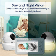 Buy Babysense,Babysense 5" HD Split-Screen Baby Monitor with 2 Cameras, Night Light, White Noise, Lullabies, 4x Zoom, Long Range, 4000mAh Battery - Gadcet UK | UK | London | Scotland | Wales| Near Me | Cheap | Pay In 3 | Security Monitors & Recorders