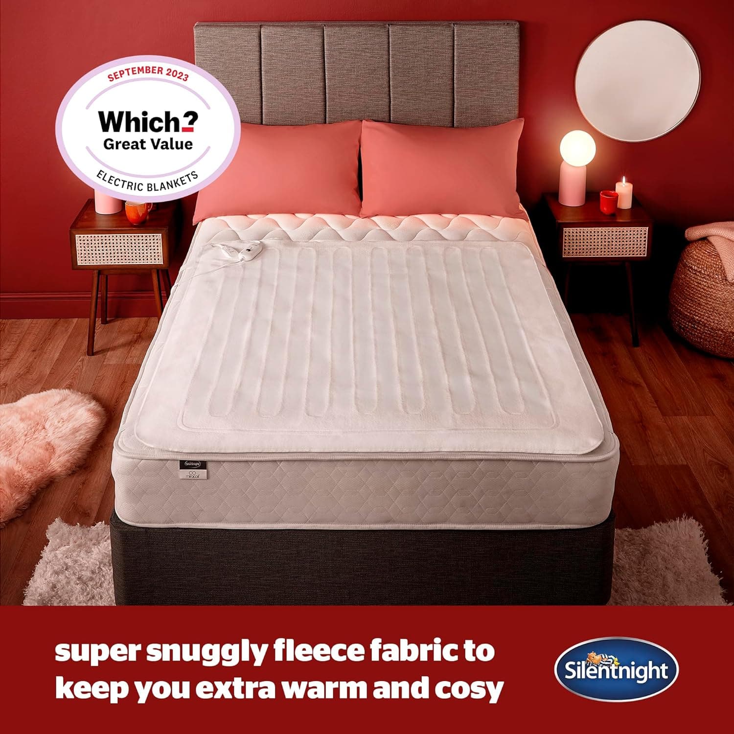 Buy Silentnight,Silentnight Comfort Control Electric Blanket - Overheat Protection and Easy Fit Straps - Machine Washable - Single 135x72cm - Gadcet UK | UK | London | Scotland | Wales| Ireland | Near Me | Cheap | Pay In 3 | House