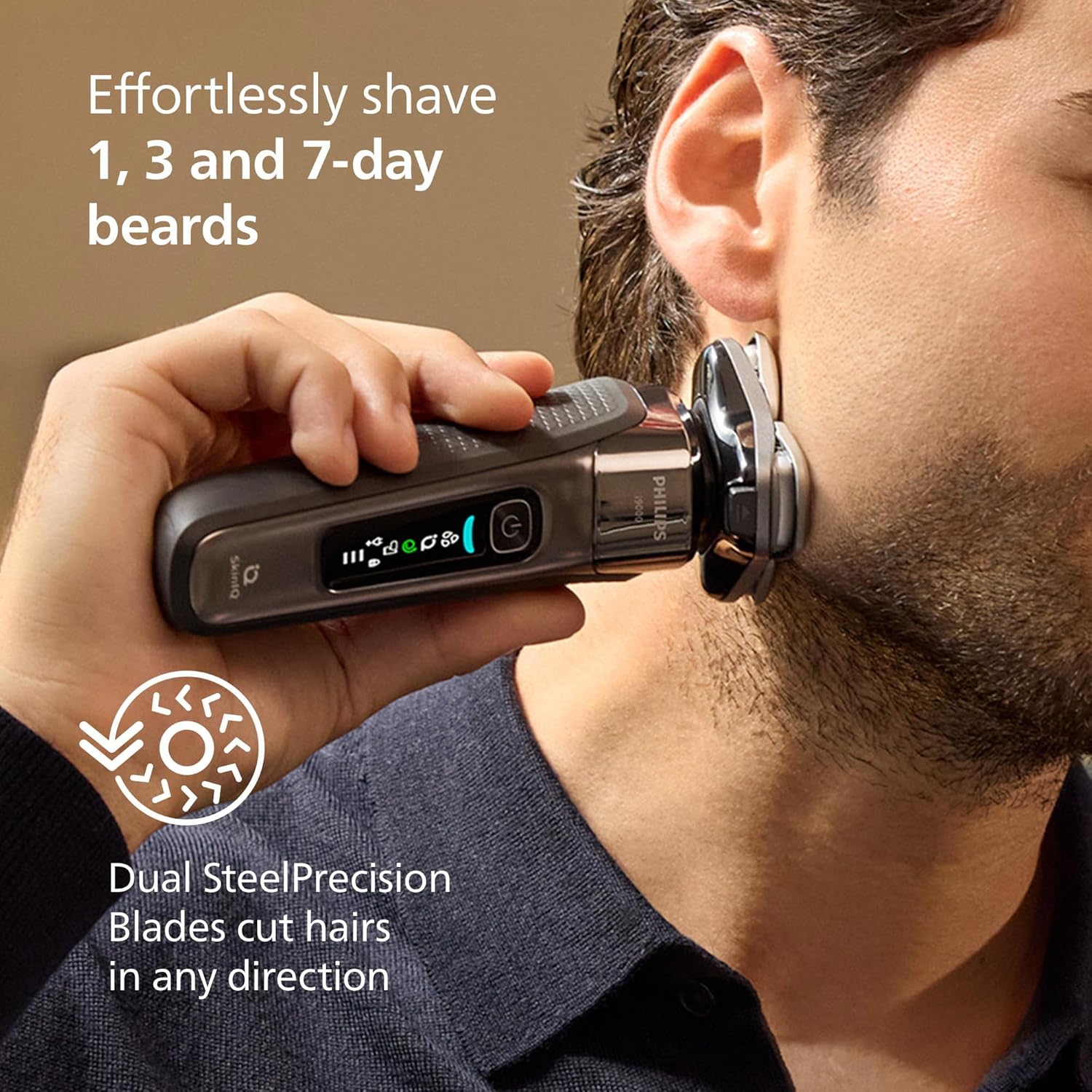 Buy Philips,Philips Shaver i9000 Wet & Dry – SkinIQ Technology, Triple Lift & Cut, 360° Rotating Dual Precision Blades, Dark Slate (Model X9002/30) - Gadcet UK | UK | London | Scotland | Wales| Near Me | Cheap | Pay In 3 | Shaver & Trimmer
