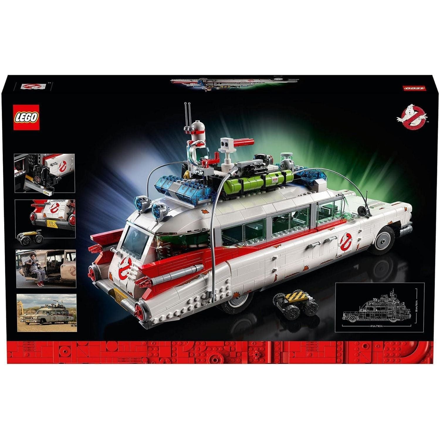 LEGO Icons Ghostbusters ECTO-1 Car Kit, Large Set for Adults, Gift Idea for Men, Women, Her, Him, Collectable Model for Display, Nostalgic Home Décor 10274 - 7