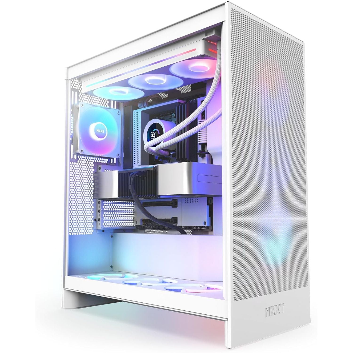 Buy NZXT,ZXT Kraken Plus 360 RGB AIO Liquid CPU Cooler – 360mm Radiator, LCD Display, F360 RGB Fans, AMD/Intel Compatible – White - Gadcet UK | UK | London | Scotland | Wales| Near Me | Cheap | Pay In 3 | Computer System Cooling Parts