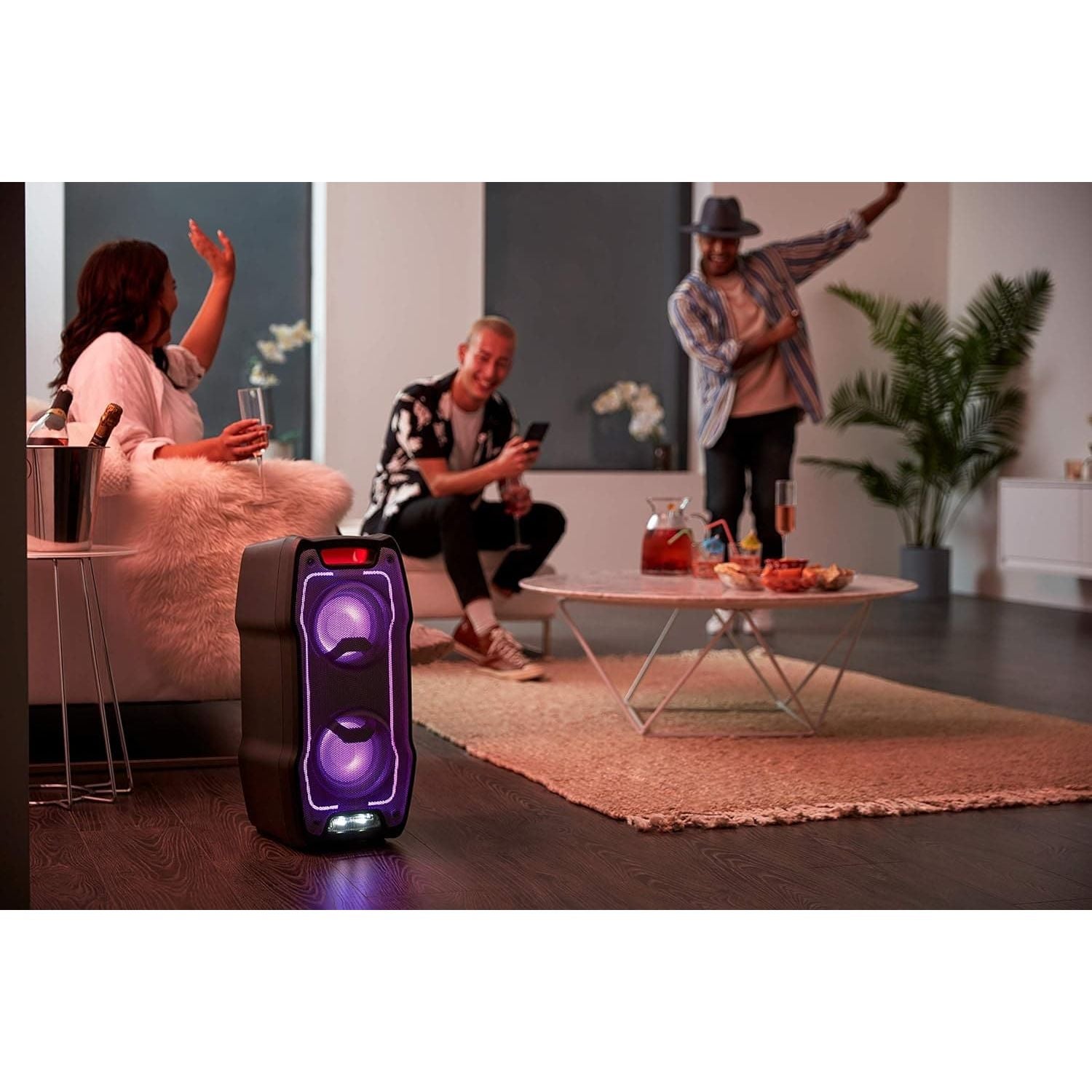 Buy SHARP,SHARP PS-929 180W High Power Portable Party Speaker Hi-Fi System with Built in Rechargeable Battery, Flashing Disco Lights & Strobe, TWS, Bluetooth, USB, Aux & Microphone – Black - Gadcet UK | UK | London | Scotland | Wales| Ireland | Near Me | Cheap | Pay In 3 | Speakers
