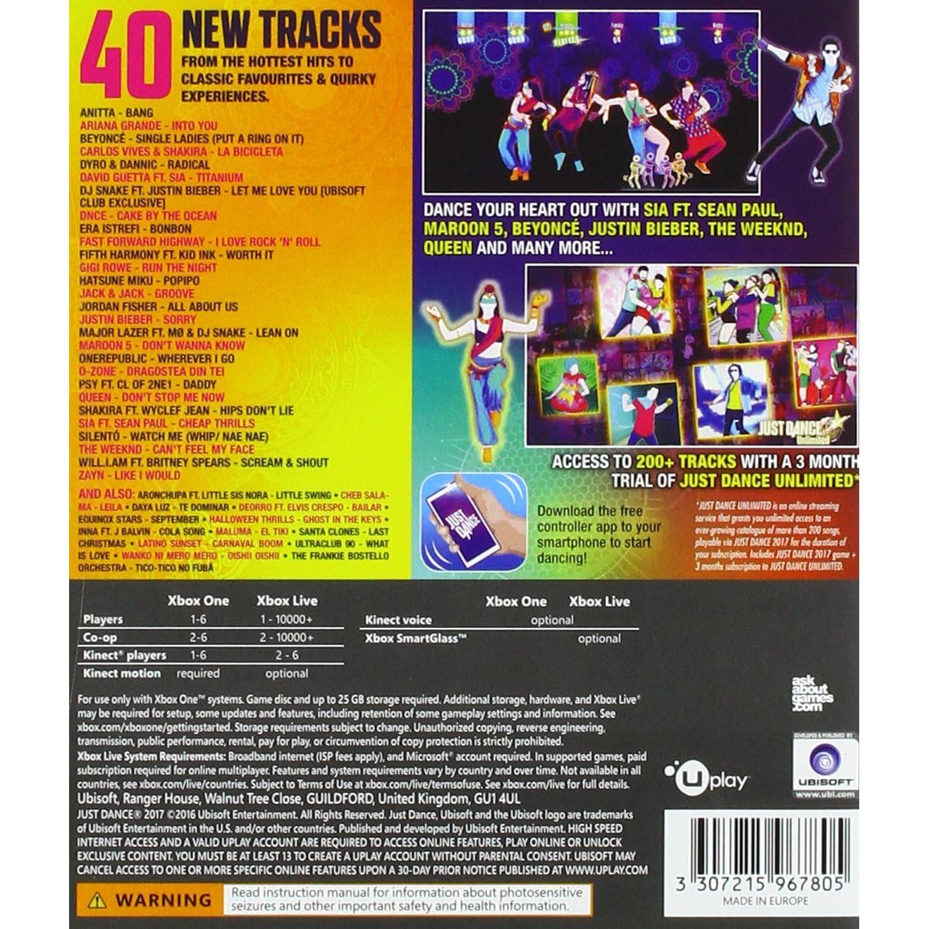 Buy Xbox One,Just Dance 2017 – Xbox One Game - Gadcet UK | UK | London | Scotland | Wales| Near Me | Cheap | Pay In 3 | Video Game Software