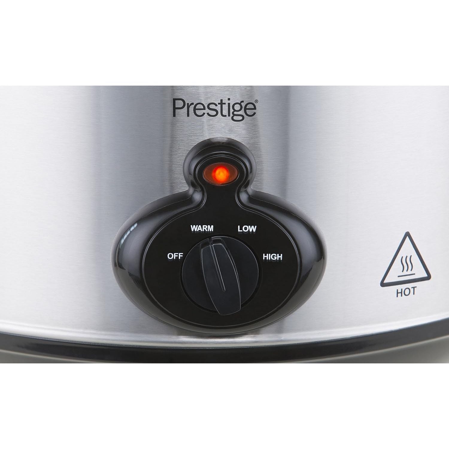Buy Prestige,Prestige Mechanical Slow Cooker 3.5L | Electric Slow Cooker | 3 Heat Settings | Silver - Gadcet UK | UK | London | Scotland | Wales| Near Me | Cheap | Pay In 3 | Slow Cookers